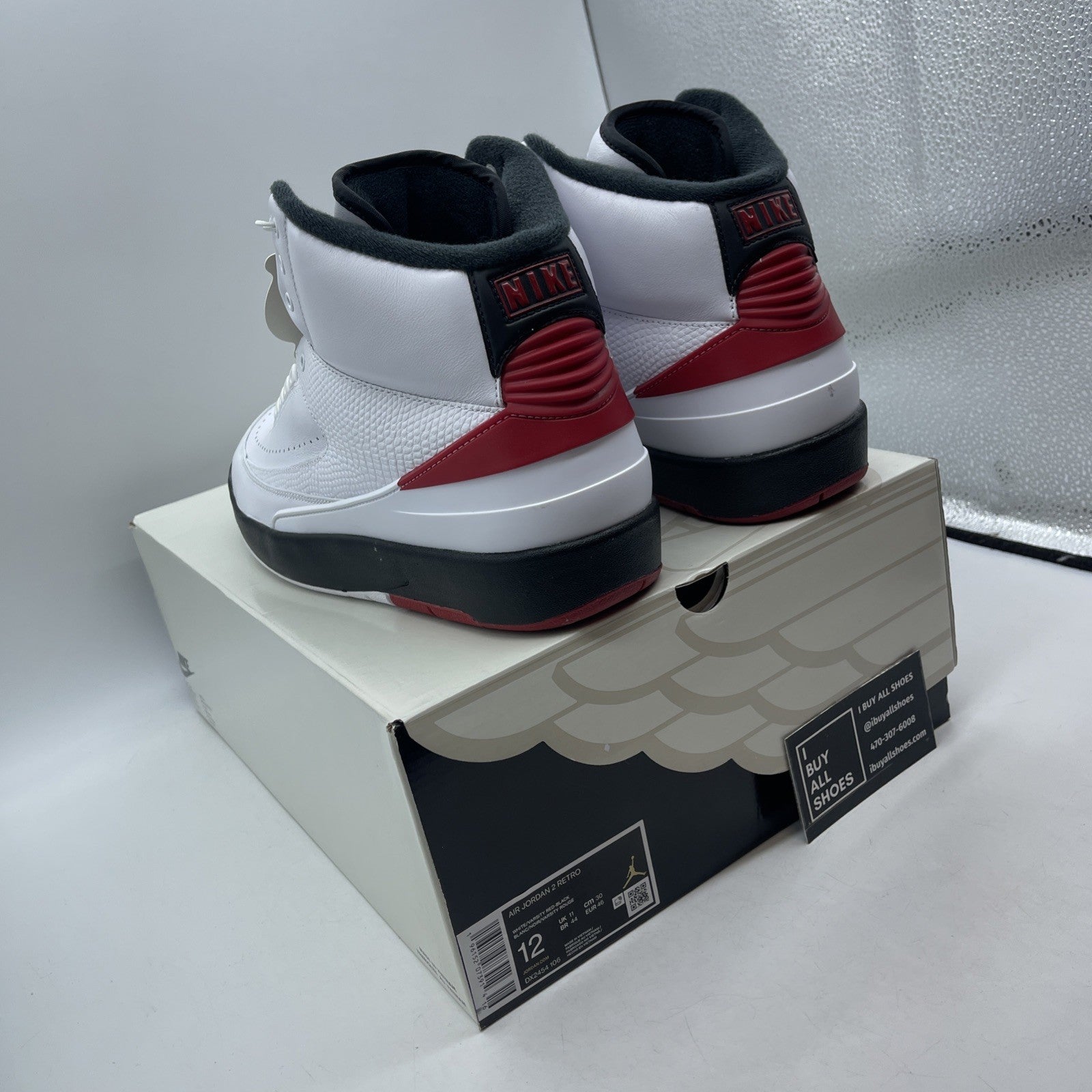 Size 12 - Air Jordan 2 Retro Mid Chicago (DX2454-106)