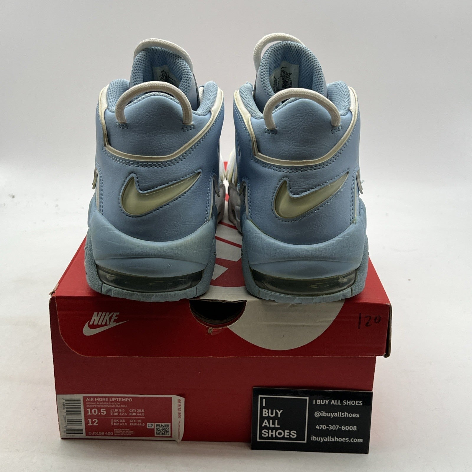 Size 10.5 - Nike Air More Uptempo Psychic Blue (DJ5159-400)