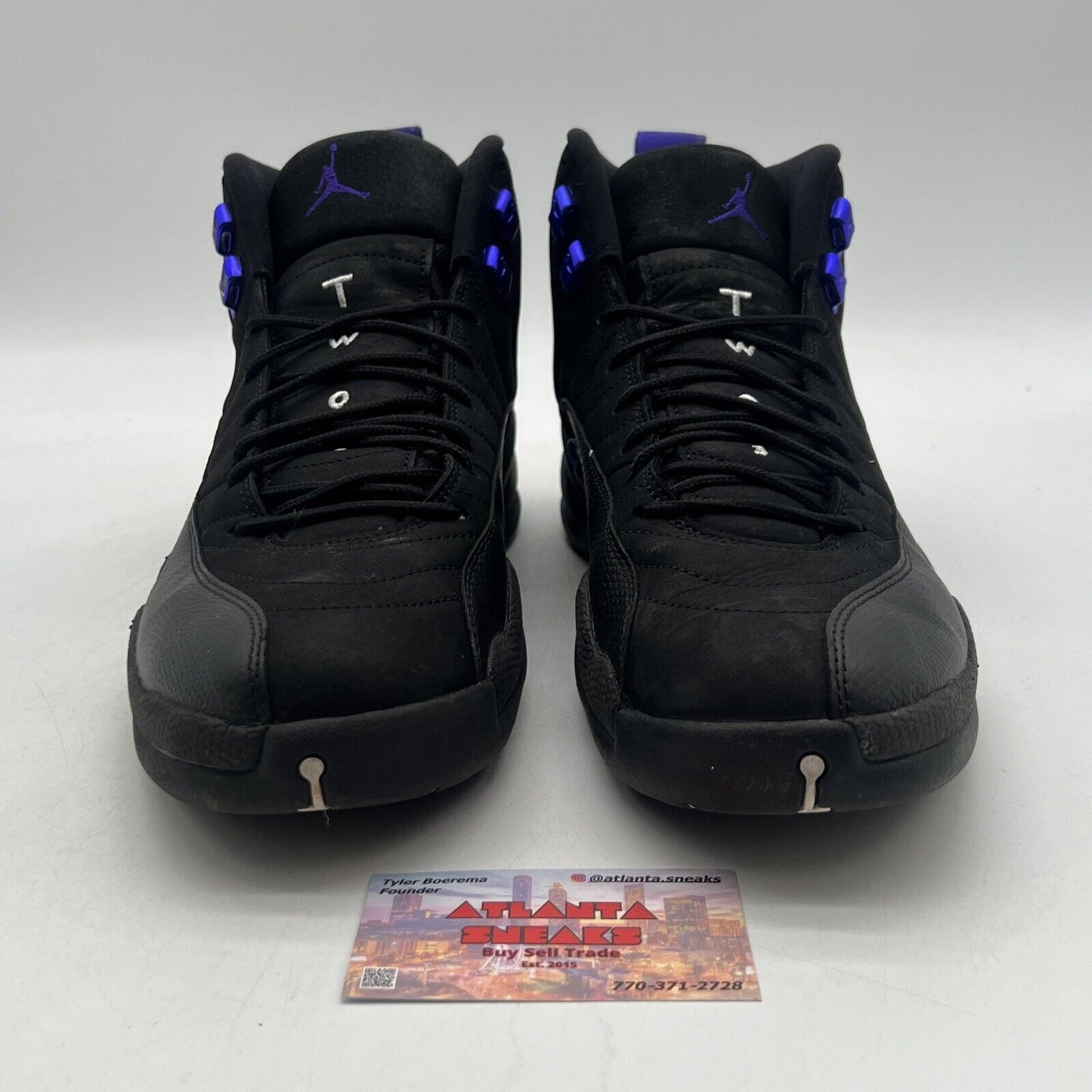 Size 12 - Air Jordan 12 Retro Dark Concord Black Suede Purple (CT8013-005)