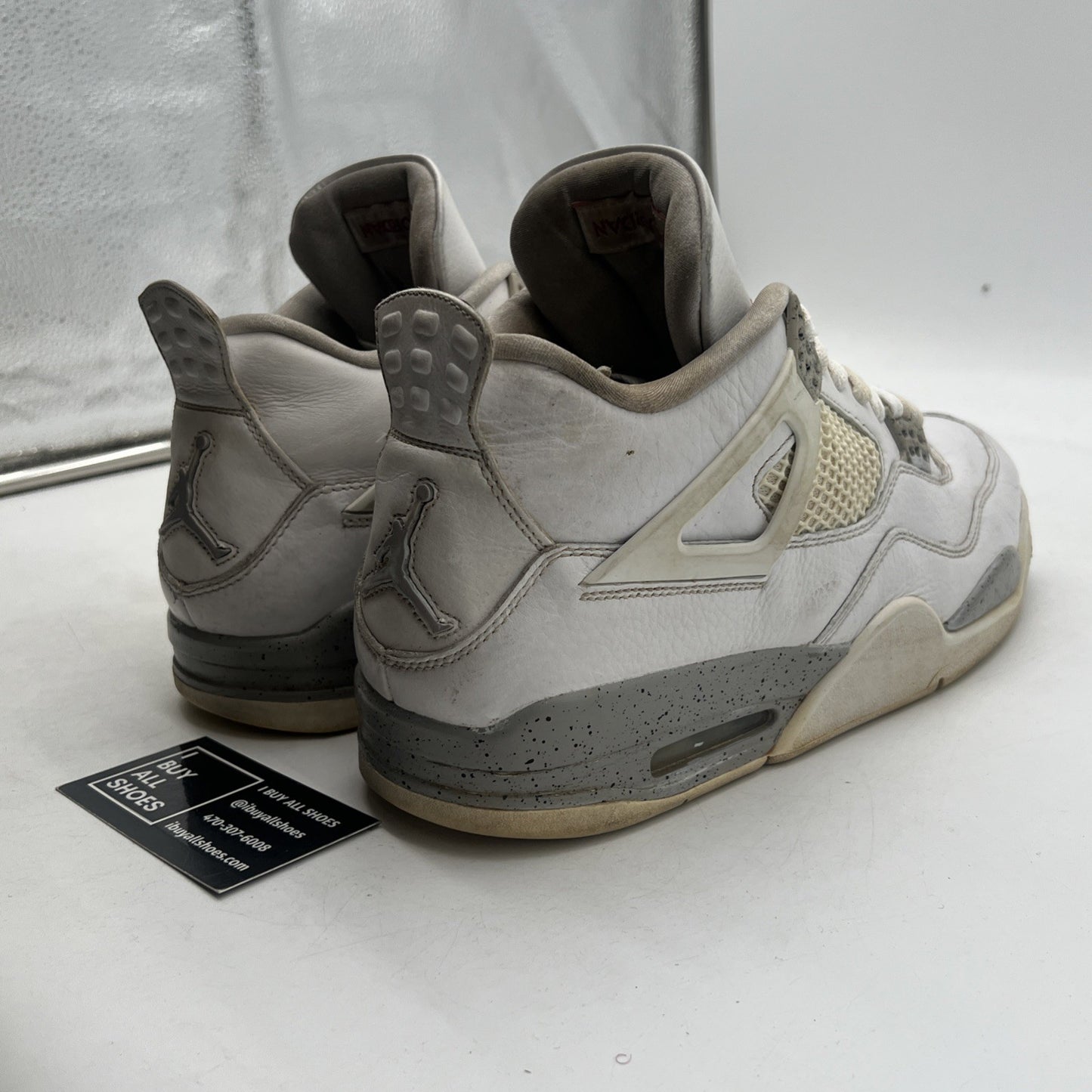 Size 12 - Air Jordan 4 Retro Mid White Oreo (CT8527-100)