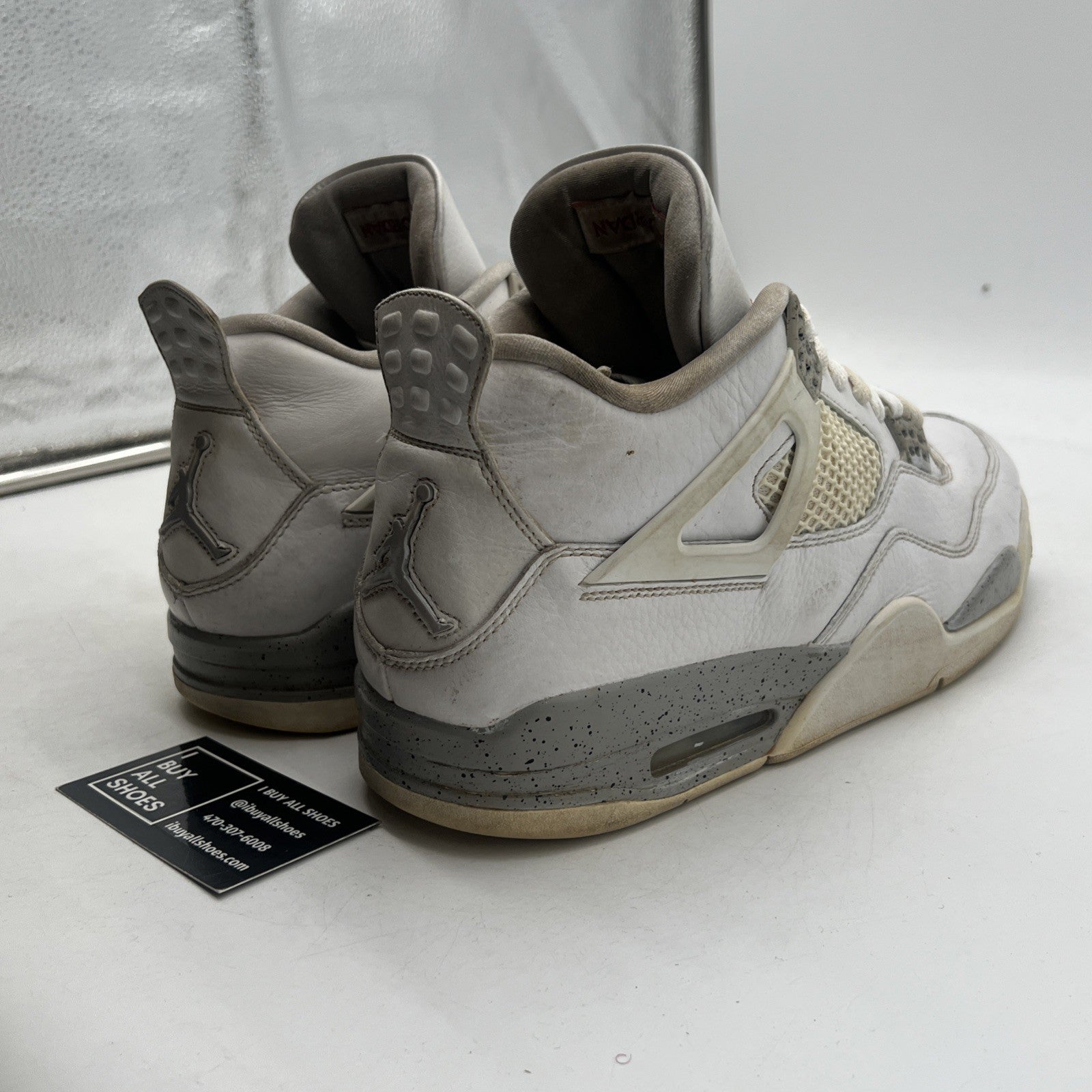Size 12 - Air Jordan 4 Retro Mid White Oreo (CT8527-100)