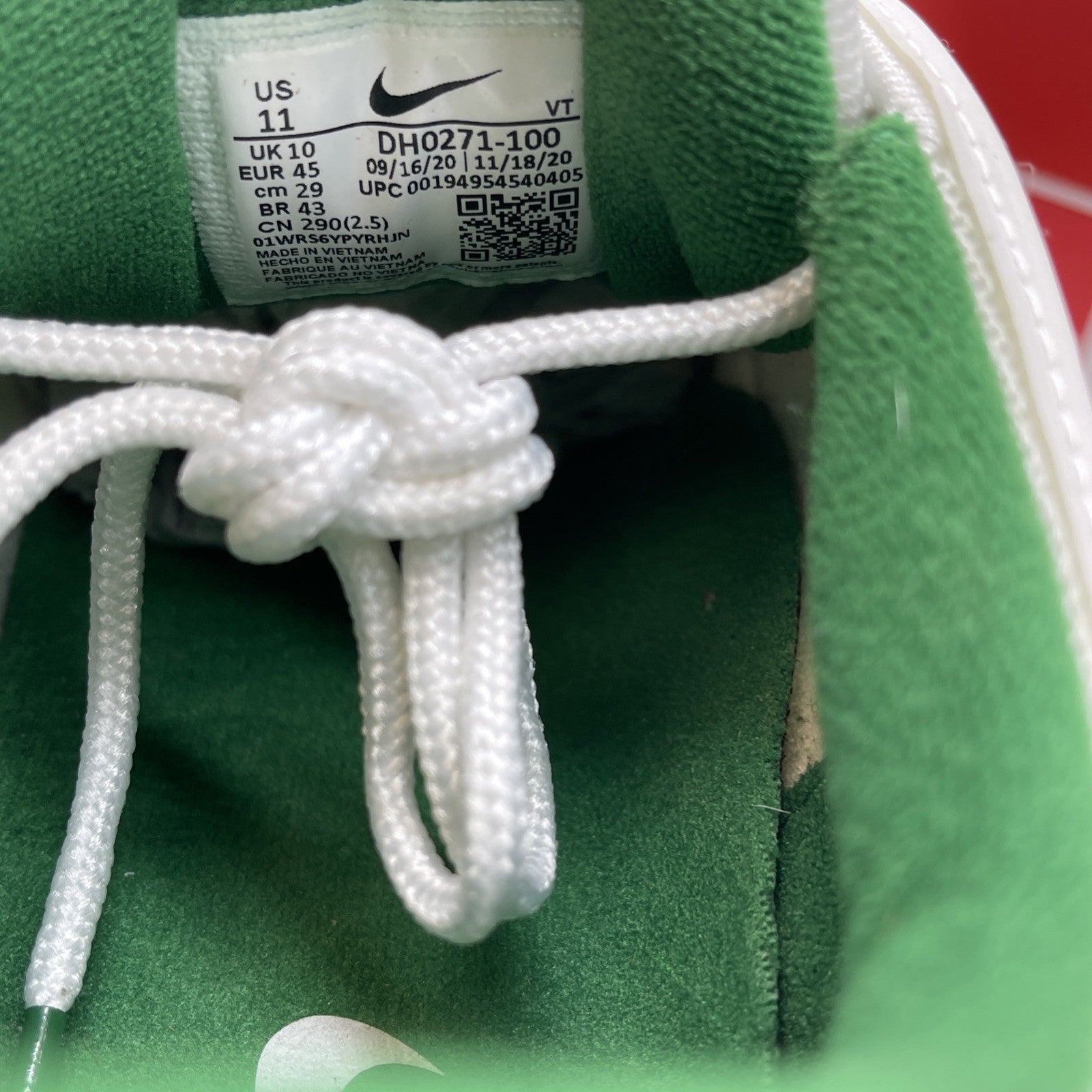 Size 11 - Nike Air Max 97 Pine Green White Suede Leather (DH0271-100)