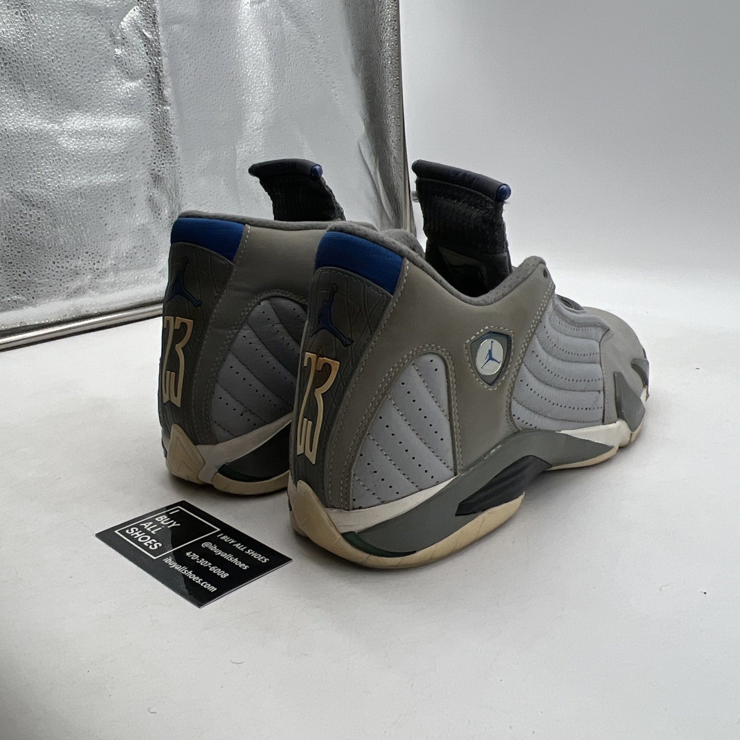 Size 12 - Air Jordan 14 Retro Wolf Grey (487471-004)