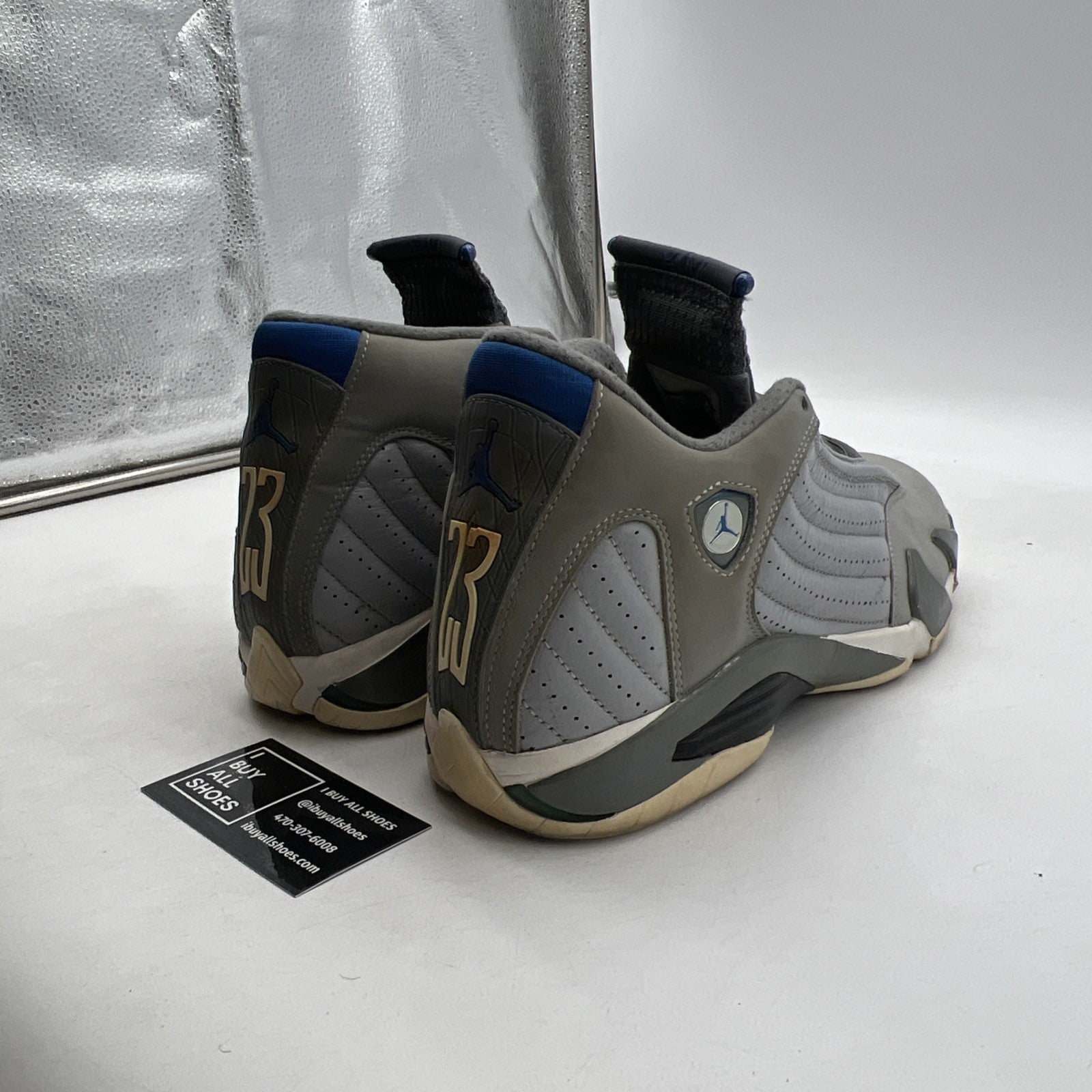 Size 12 - Air Jordan 14 Retro Wolf Grey (487471-004)