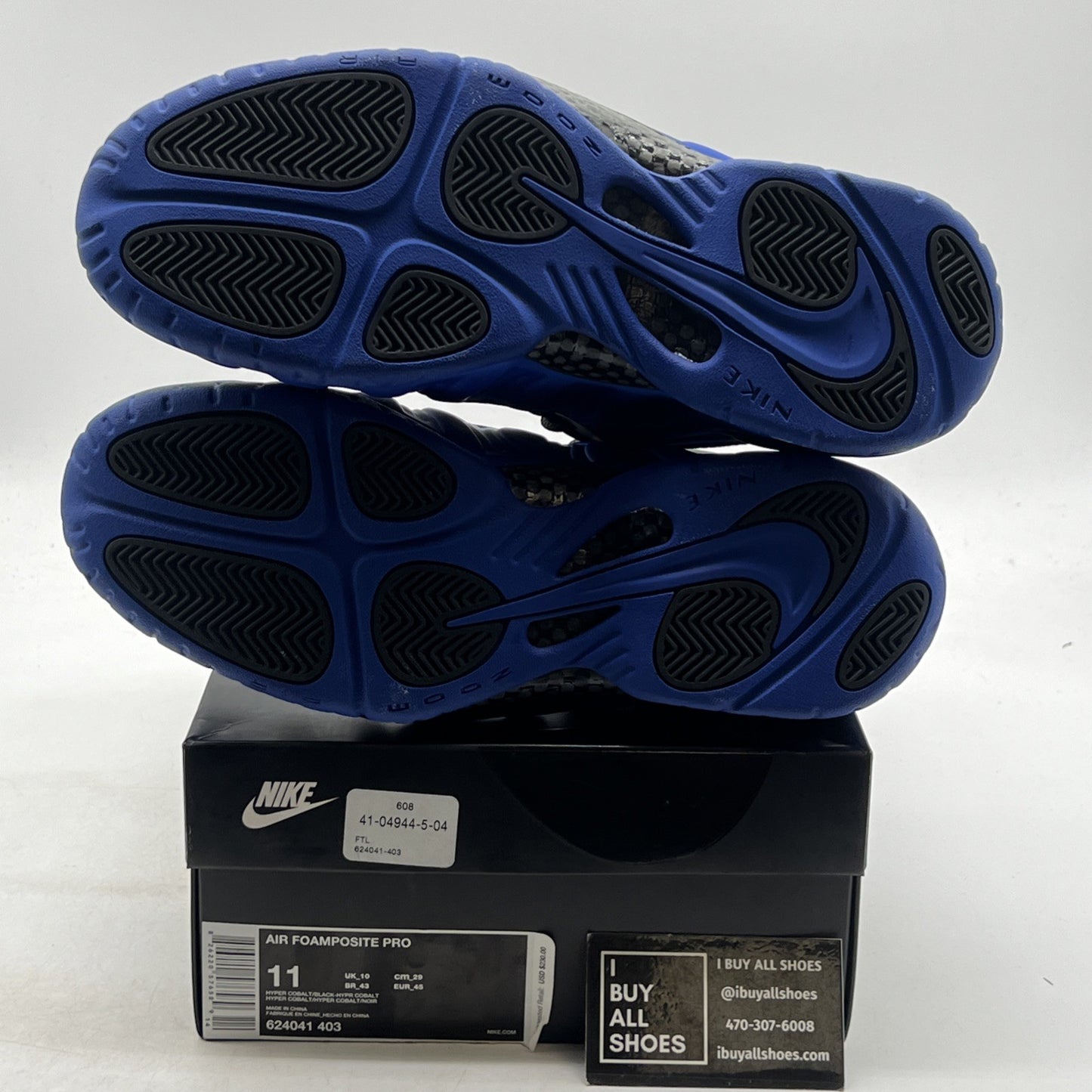 Size 11 - Nike Air Foamposite Pro Hyper Cobalt (624041-403)