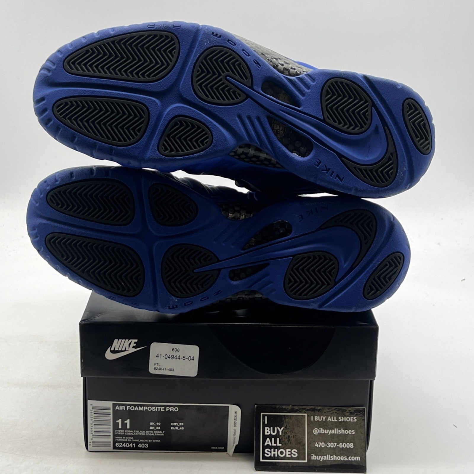 Size 11 - Nike Air Foamposite Pro Hyper Cobalt (624041-403)
