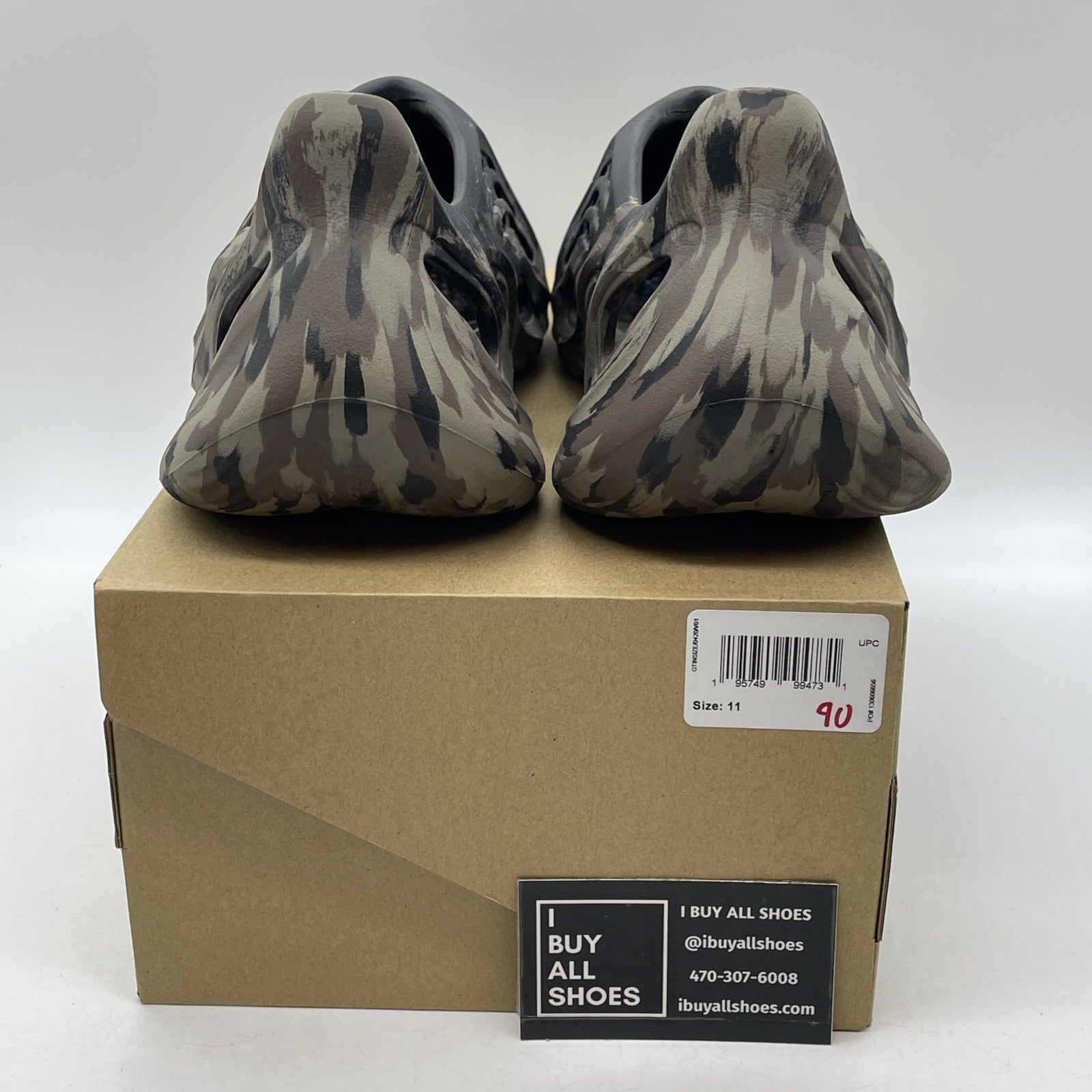 Size 11 - Foam Runner Mx Cinder Black Brown Blue Rubber (ID4126)