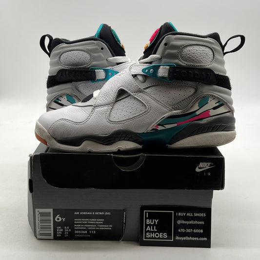 Size 6Y - Air Jordan 8 VIII Retro South Beach (305368-113)