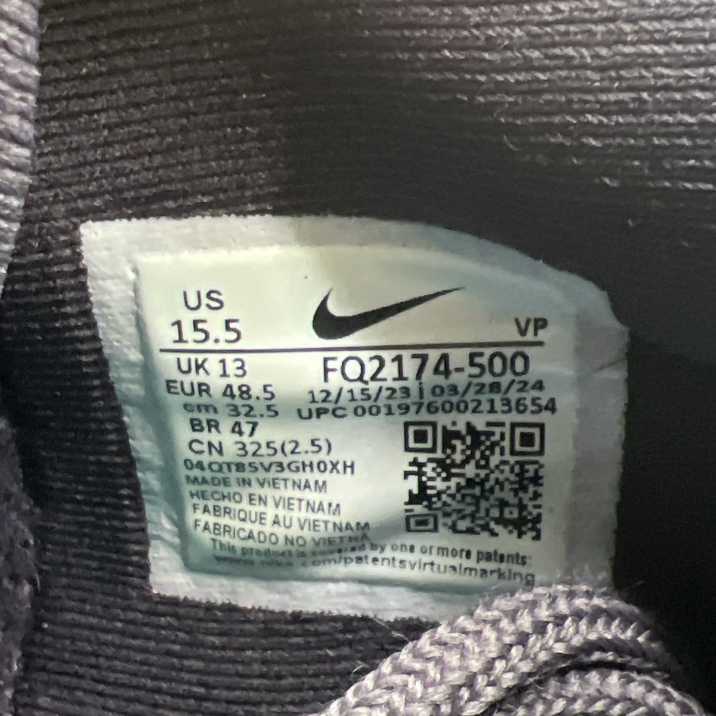 Size 15.5 - Nike Sabrina 2 Court Vision W (FQ2174-500)