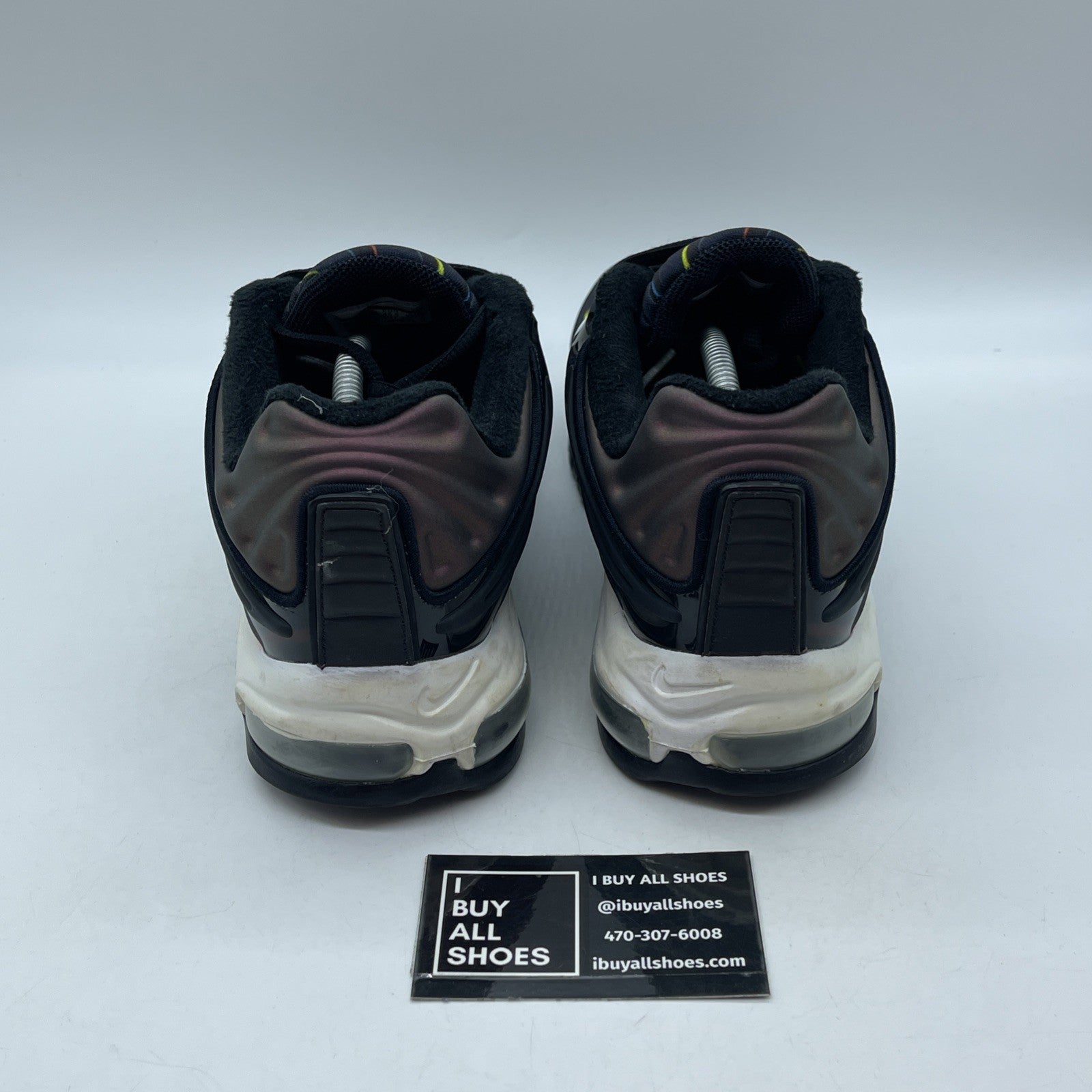 Size 11.5 - Nike Air Max Deluxe Midnight Navy Black Orange Suede (AJ7831-001)