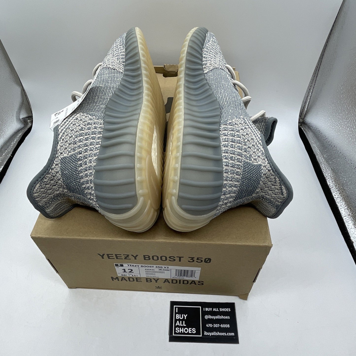 Size 12 - adidas Yeezy Boost 350 V2 Low Israfil (FZ5421)