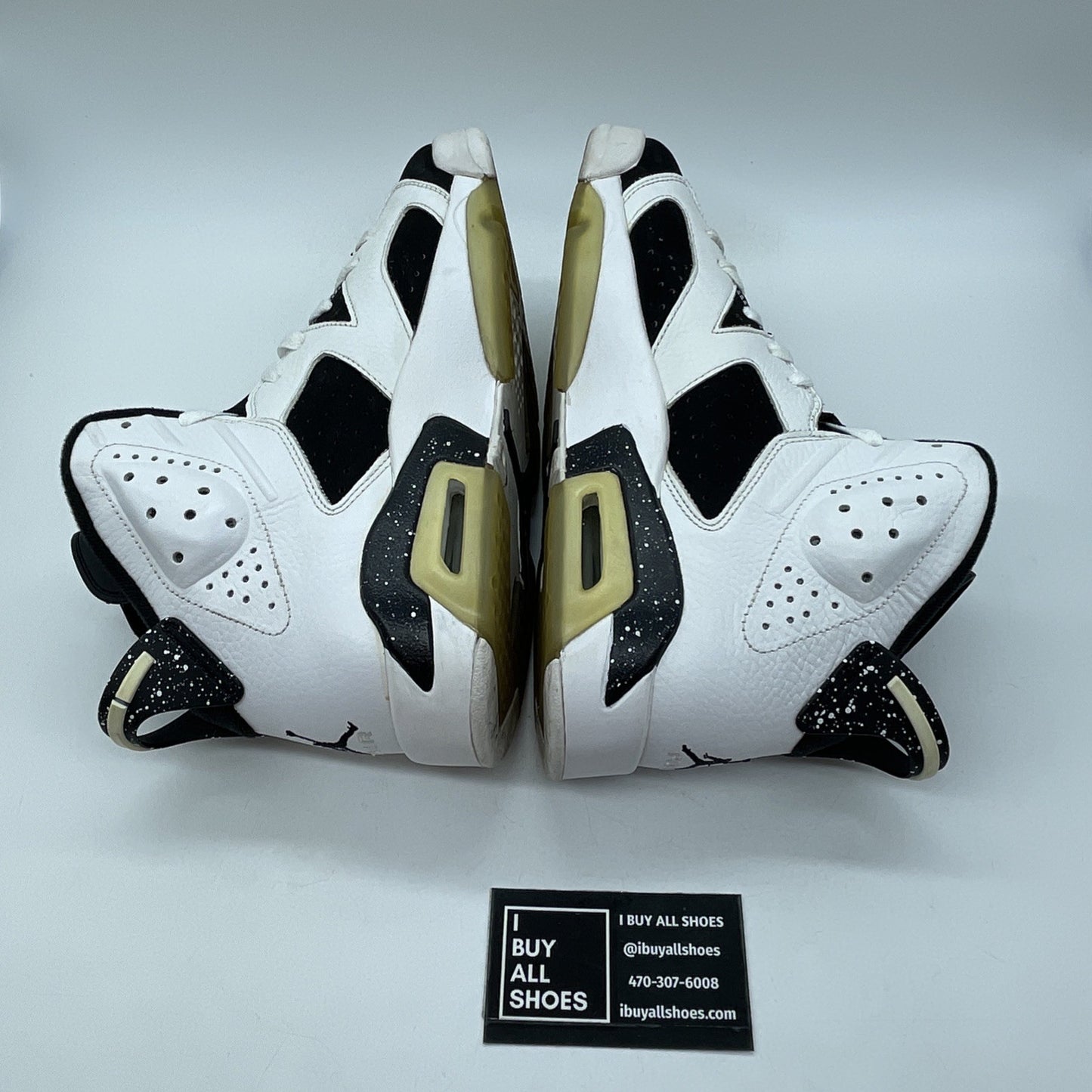 Size 9 - Air Jordan 6 Retro Oreo Black White Suede Leather (384664-101)