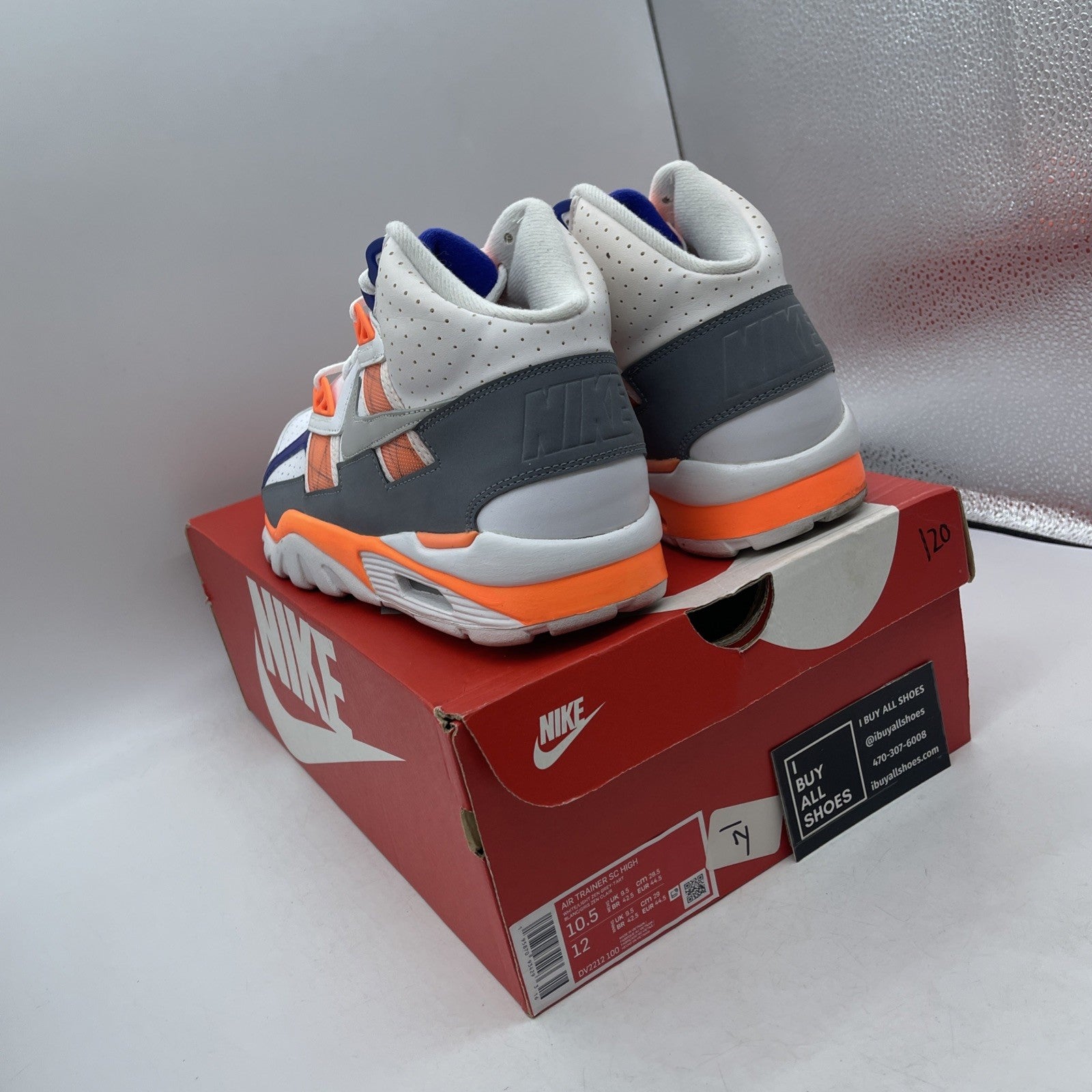Size 10.5 - Nike Air Trainer SC High Auburn (DV2212-100)