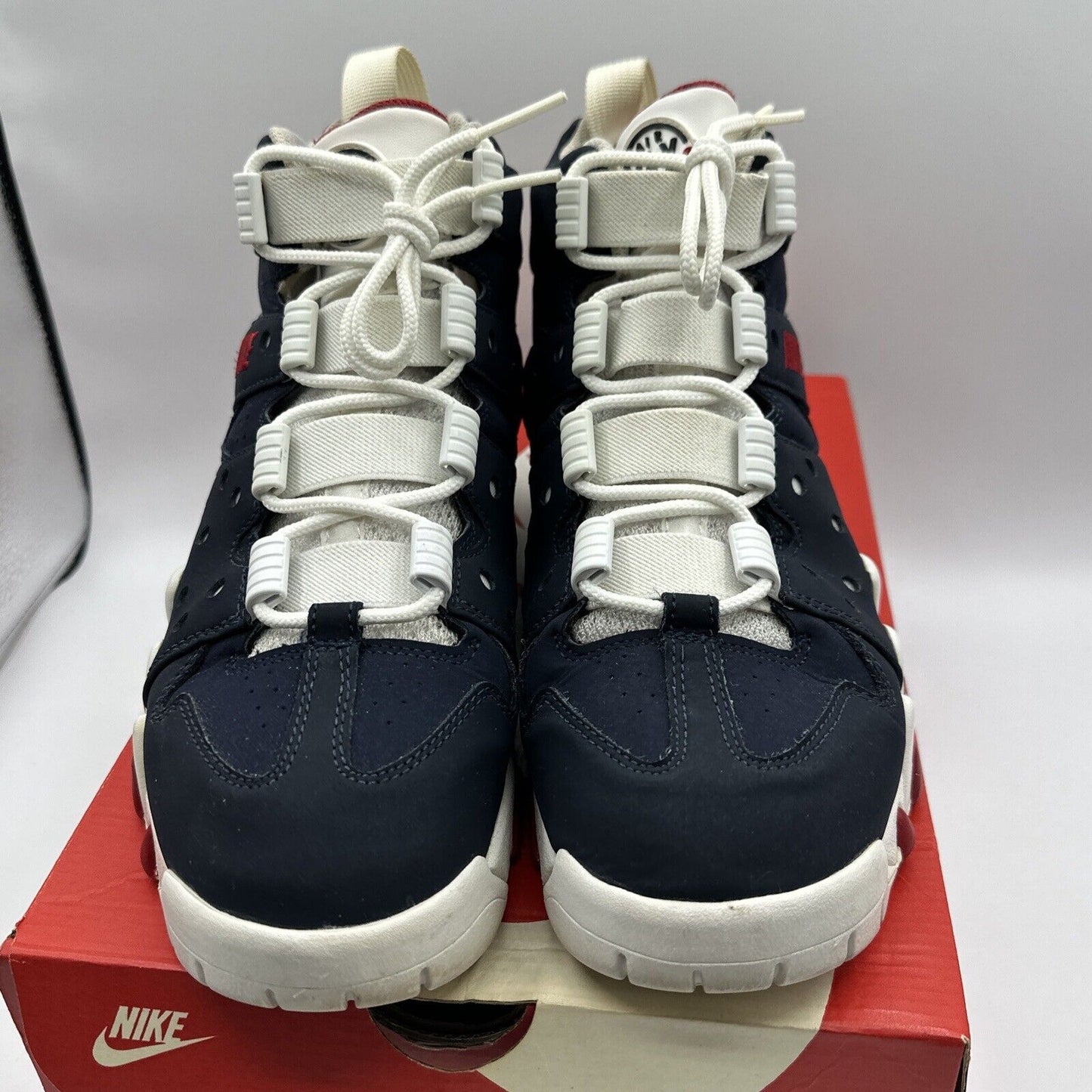 Size 8.5 - Nike Air Max2 CB 94 Obsidian Red White 2015 OG All Rare Air Barkley