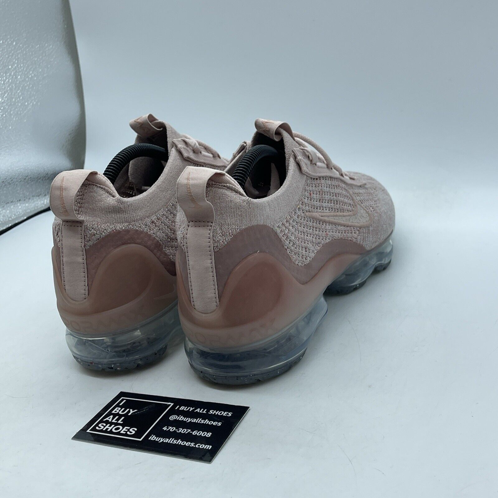 Size 11W - Nike Air VaporMax 2021 Flyknit Pink Oxford Suede (DJ9975-600)