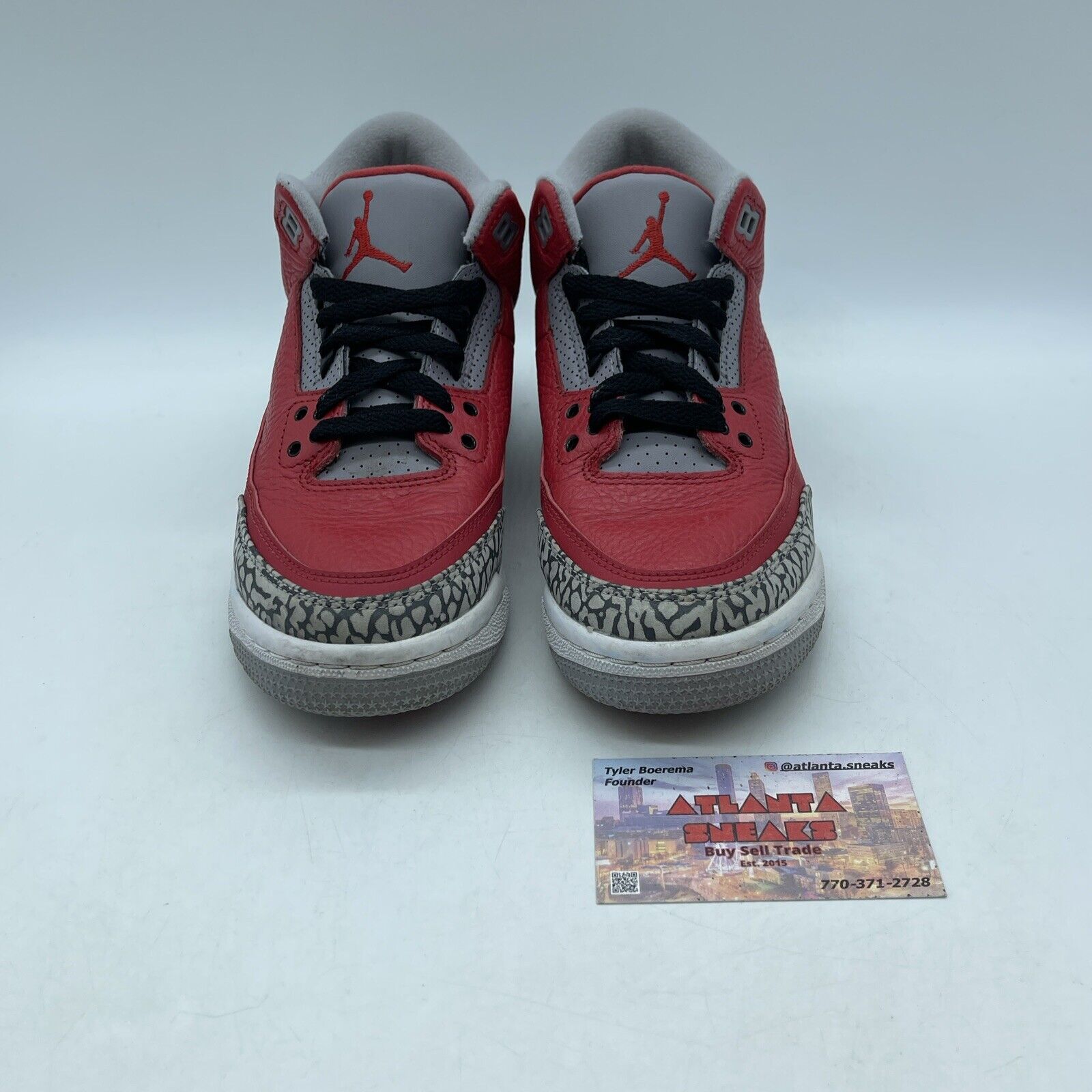 Size 5Y - Jordan 3 Retro SE Mid Unite White Grey Red Leather Suede (CQ0488-600)