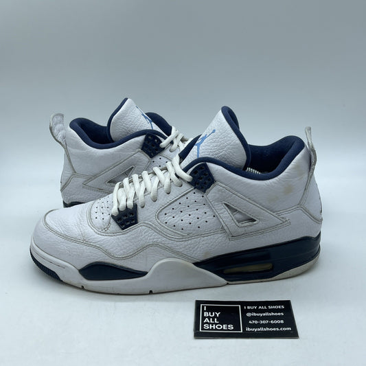 Size 11.5 - Air Jordan 4 Retro LS Columbia Blue White Leather (314254-107)