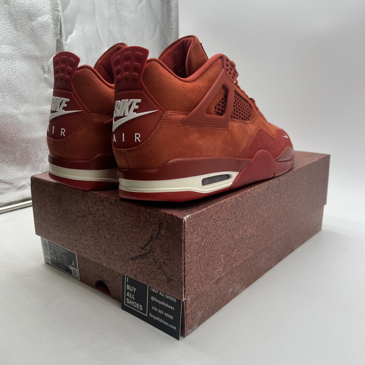 Size 14 -Nigel Sylvester x Air Jordan 4 Retro OG SP Brick By Brick (HF4340-800)