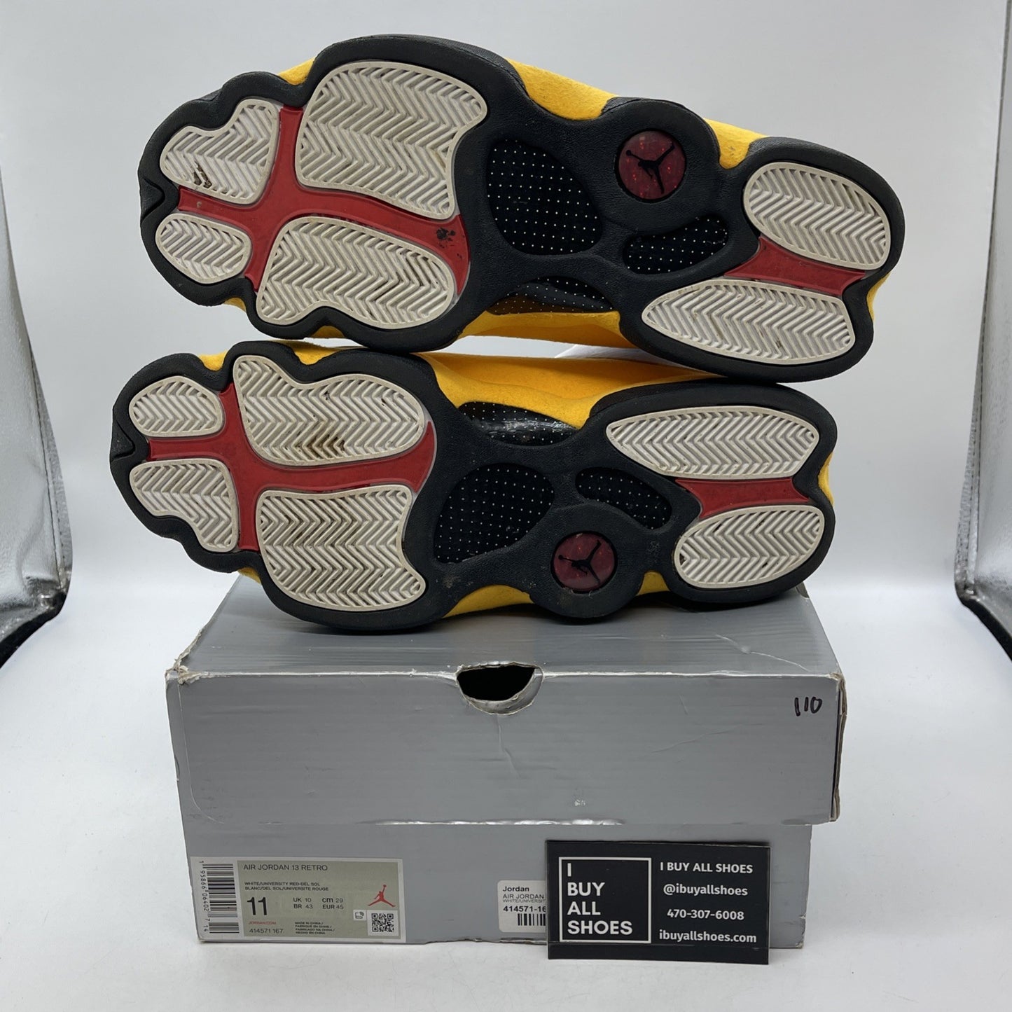 Size 11 - Air Jordan 13 Del Sol 2022 (414571-167)