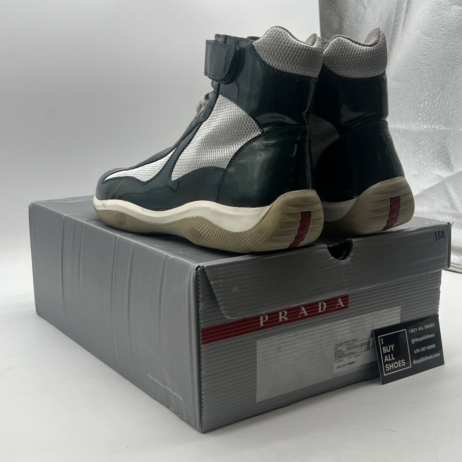 Size 10.5 Prada - Prada Men’s americas cup sneakers