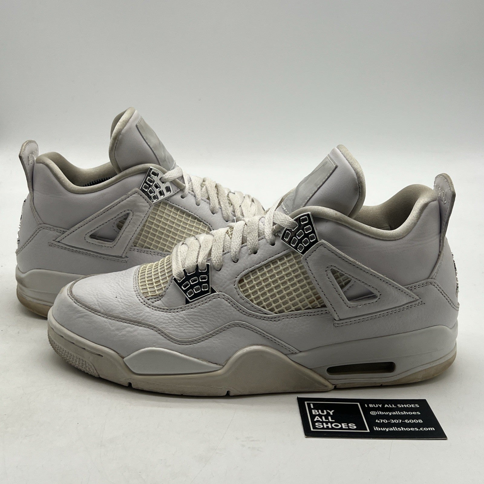 Size 11 - Air Jordan 4 Retro Mid Pure Money (308497-100)