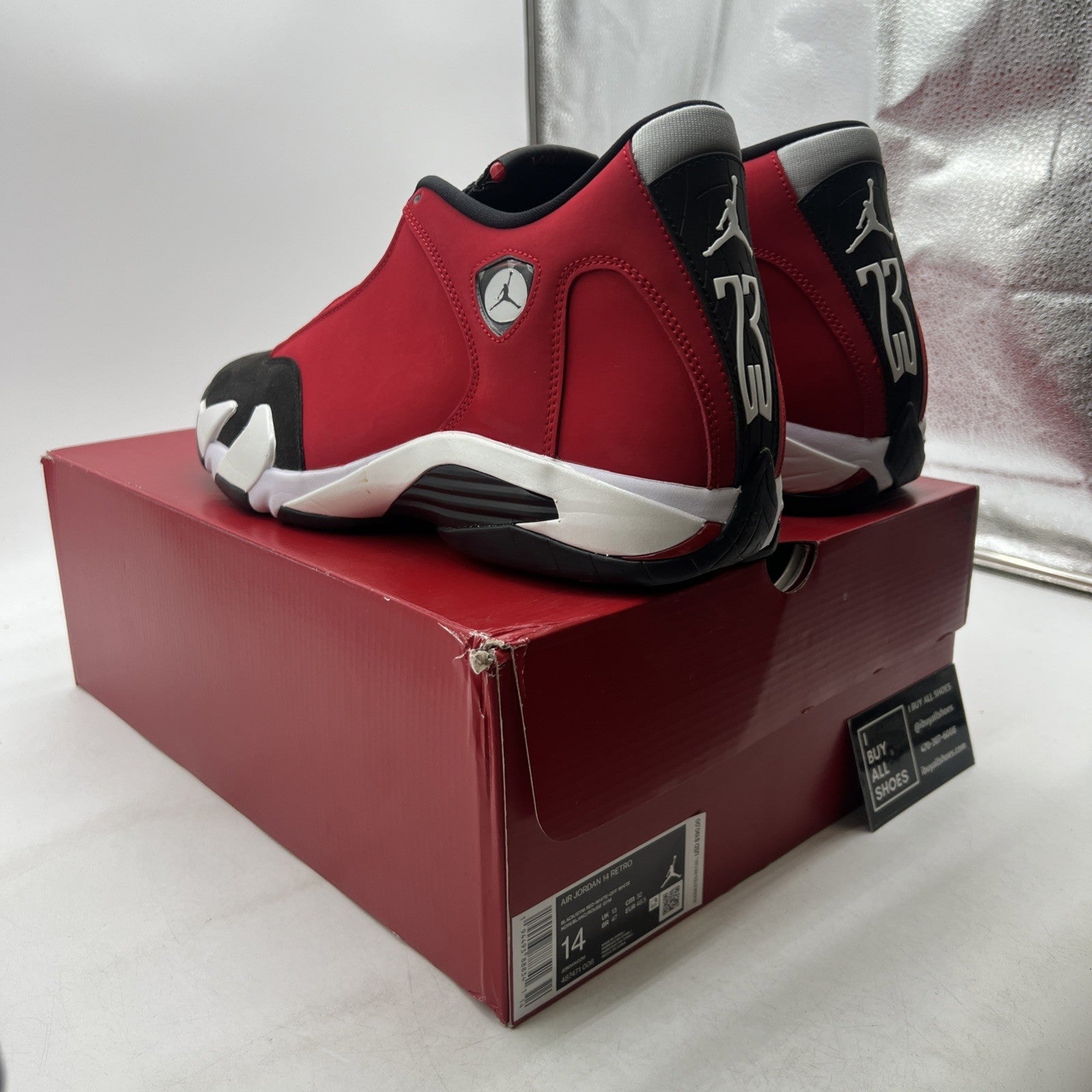 Size 14 - Air Jordan 14 Retro Gym Red (487471-006)