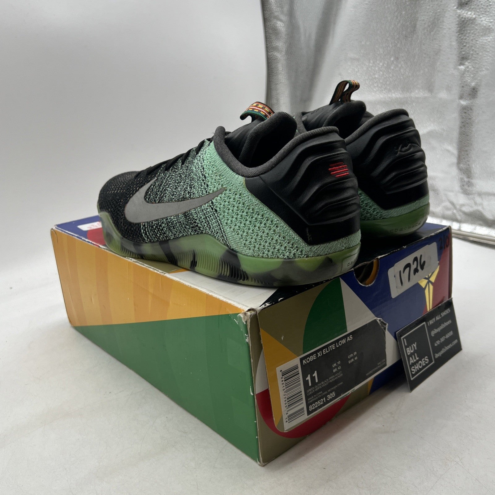 Size 11 - Nike Kobe 11 Elite Low All Star - Northern Lights (822521-305)