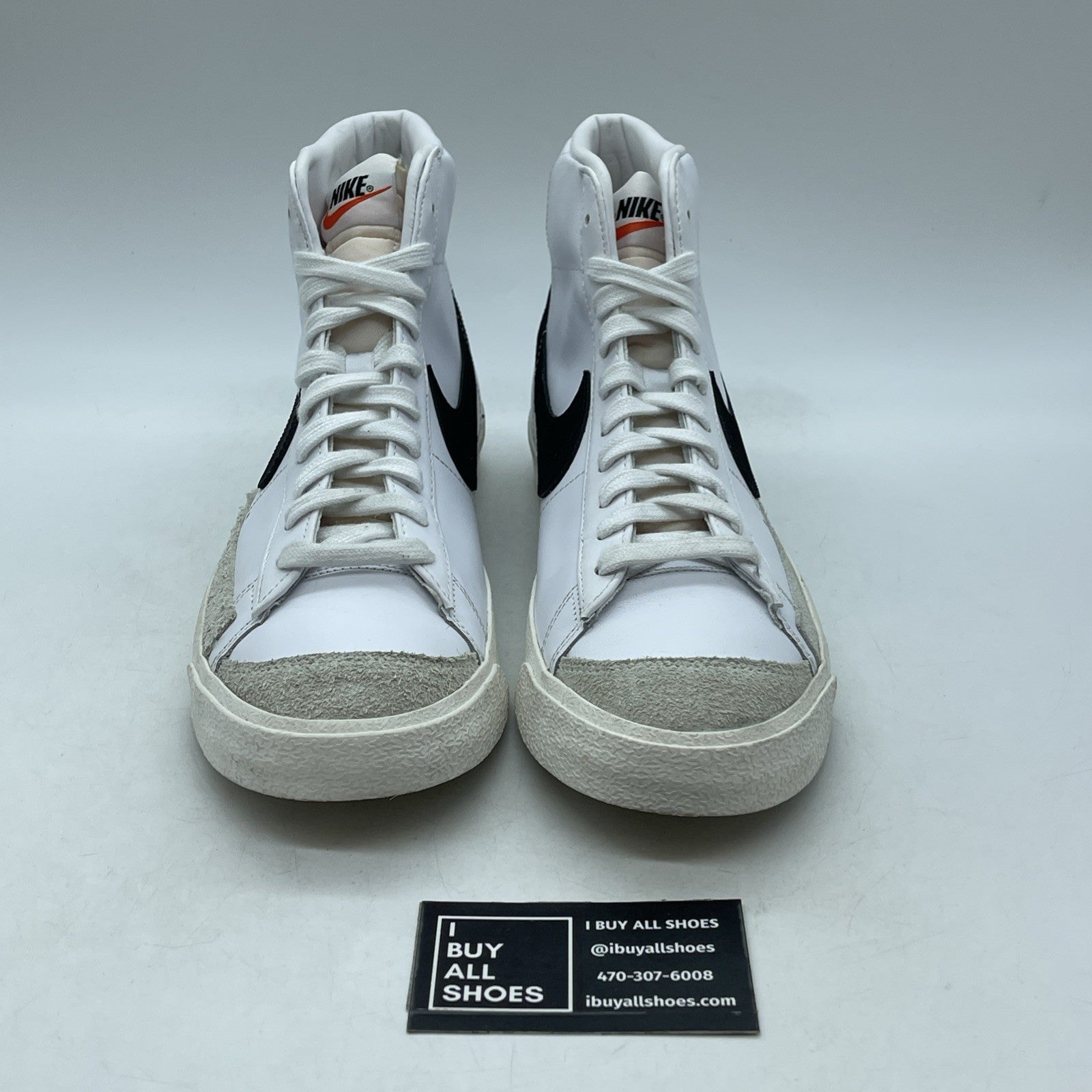 Size 10.5 - Nike Blazer Mid 77 Vintage White Black 2019 (BQ6806-100)
