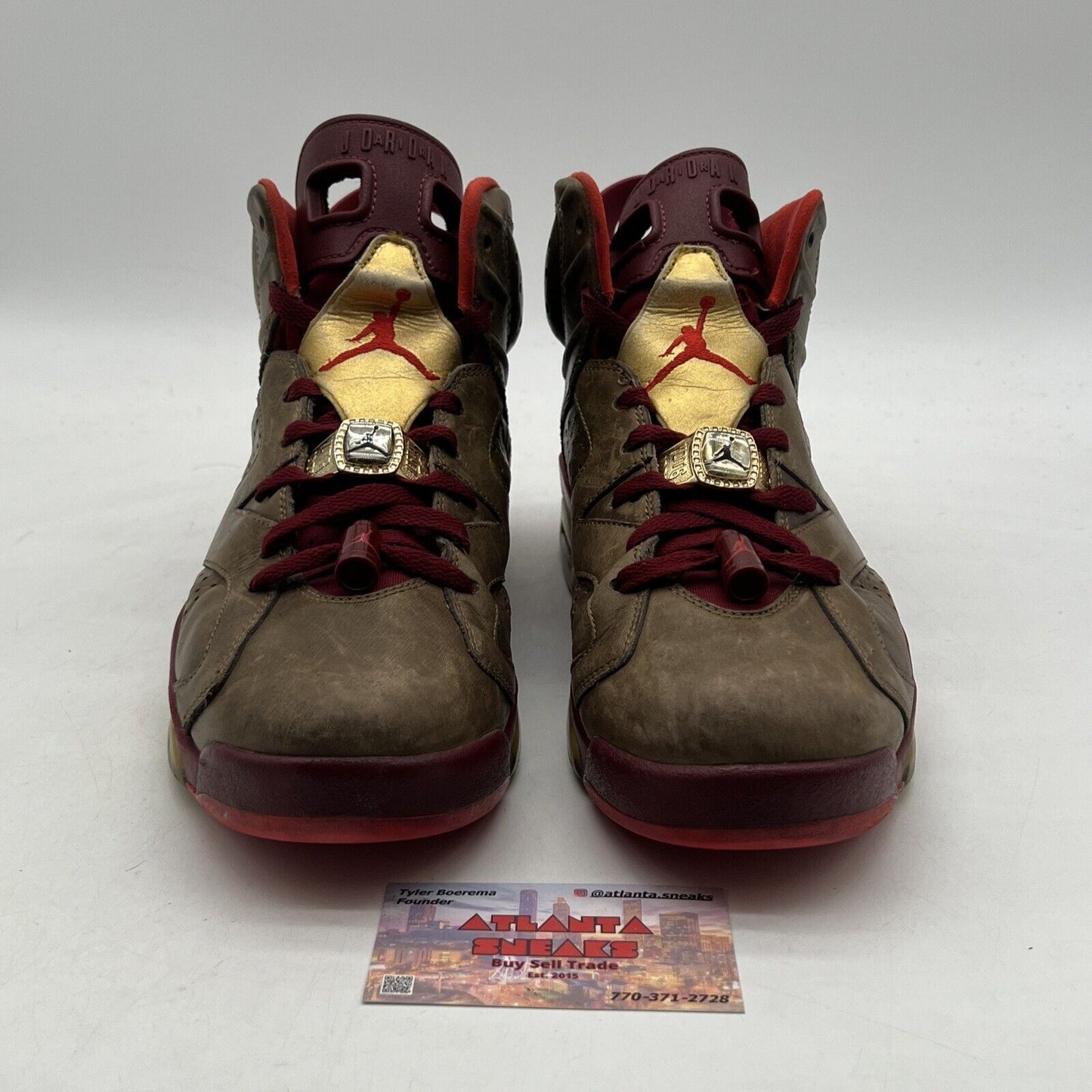 Size 10 - Air Jordan 6 Retro Cigar (384664-250)