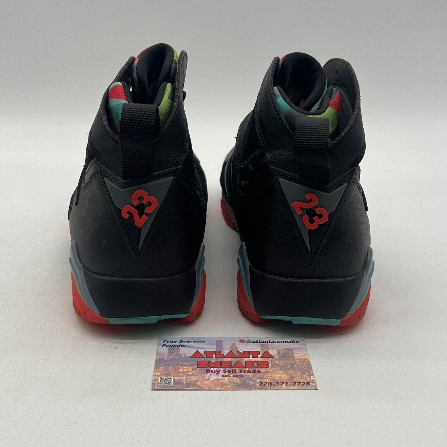 Size 10.5 - Air Jordan 7 Retro 30th Barcelona Nights Blue Red Suede (705350-007)