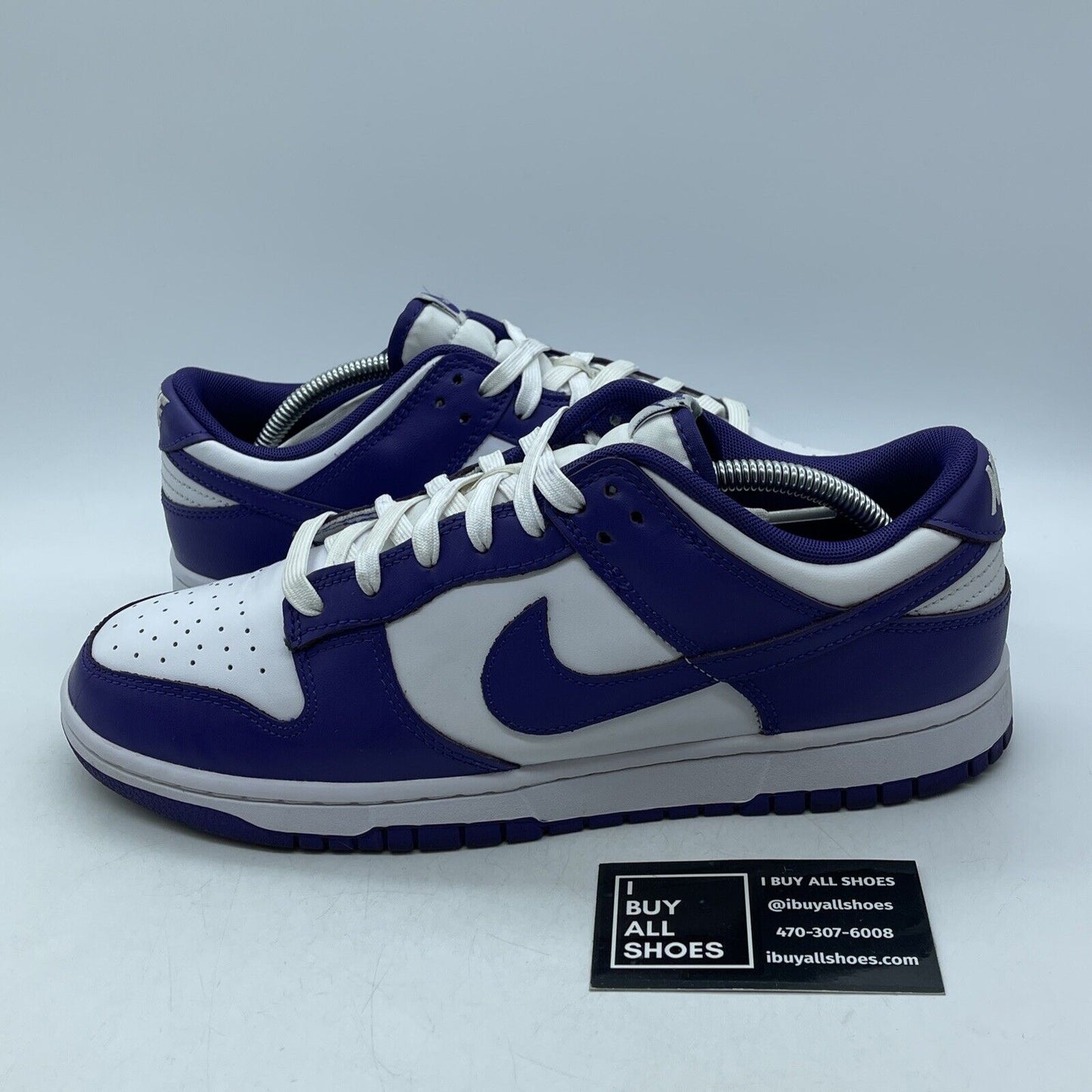 Size 10.5 - Nike Dunk Low Retro Court Purple 2.0 White Leather Suede DD1391-104