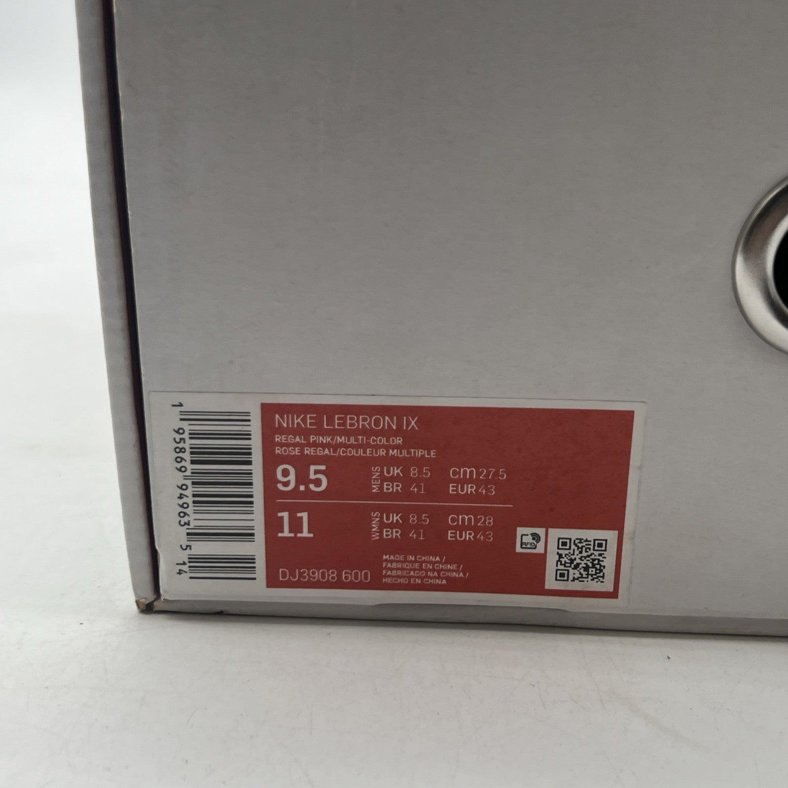 Size 9.5 - Nike LeBron 9 Regal Pink (DJ3908-600)