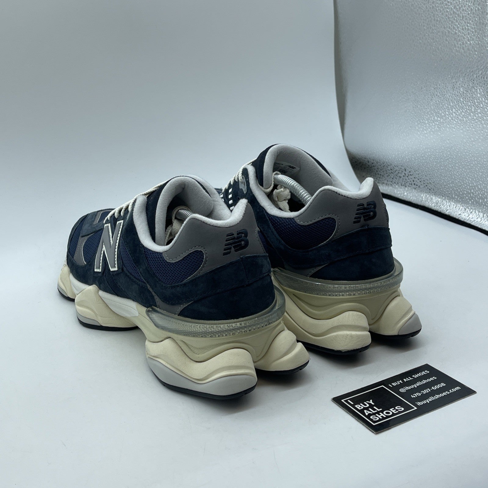 Size 13 - New Balance 9060 Outerspace Blue Grey Suede (U9060ECB)