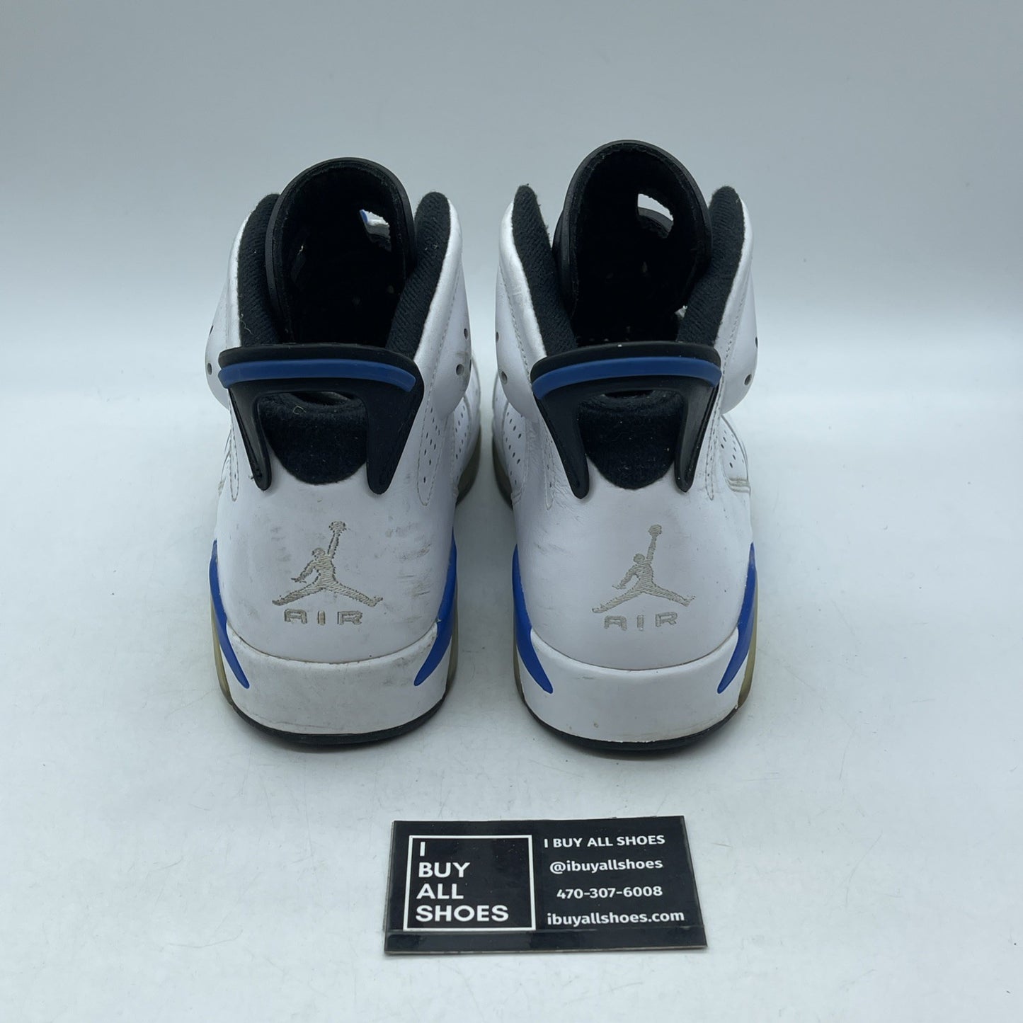 Size 8 - Air Jordan 6 Retro 2014 Sport Blue (384664-107)