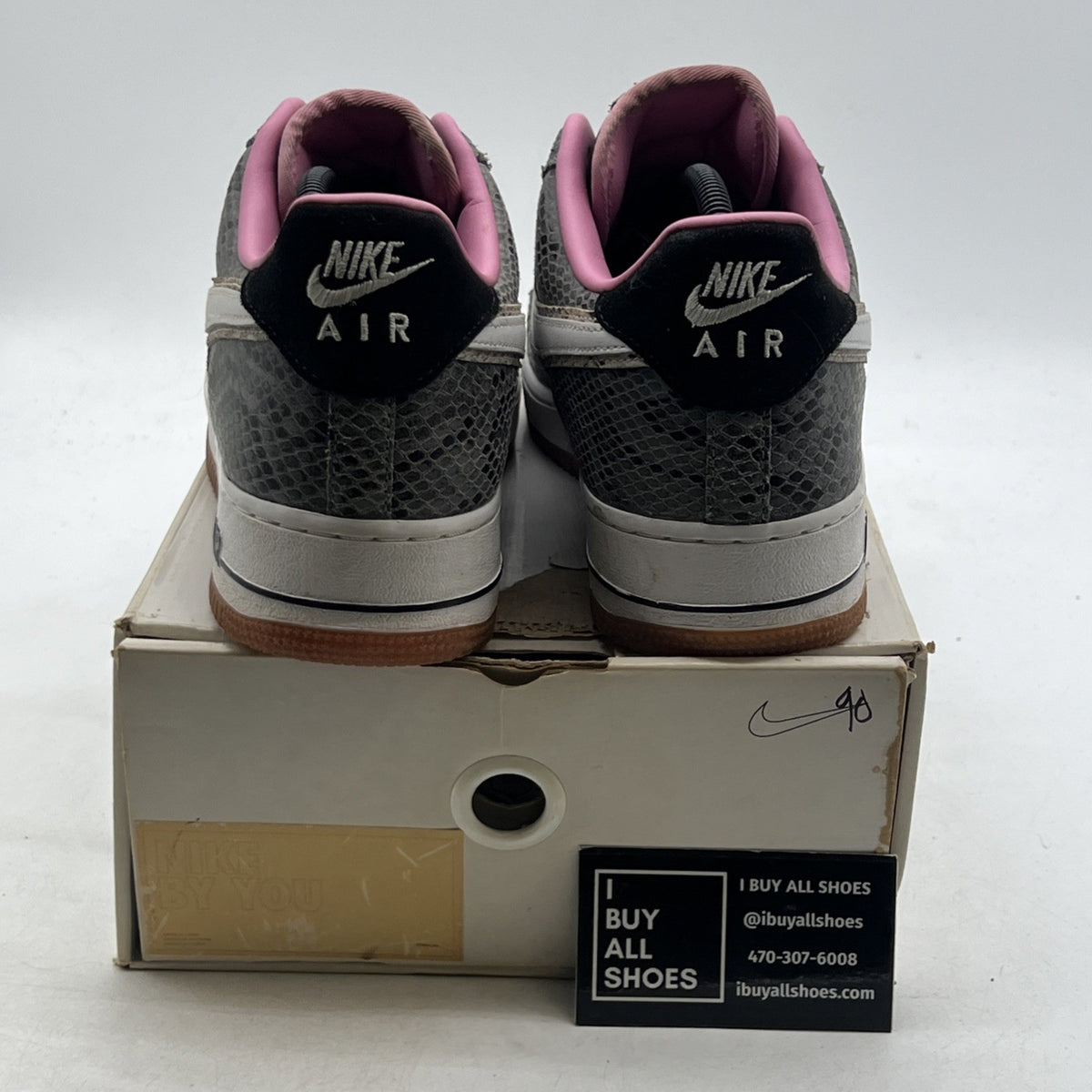 Size 10 - Nike ID Nike By You Custom Air Force 1 Low Summer Snake (CT3761-991)