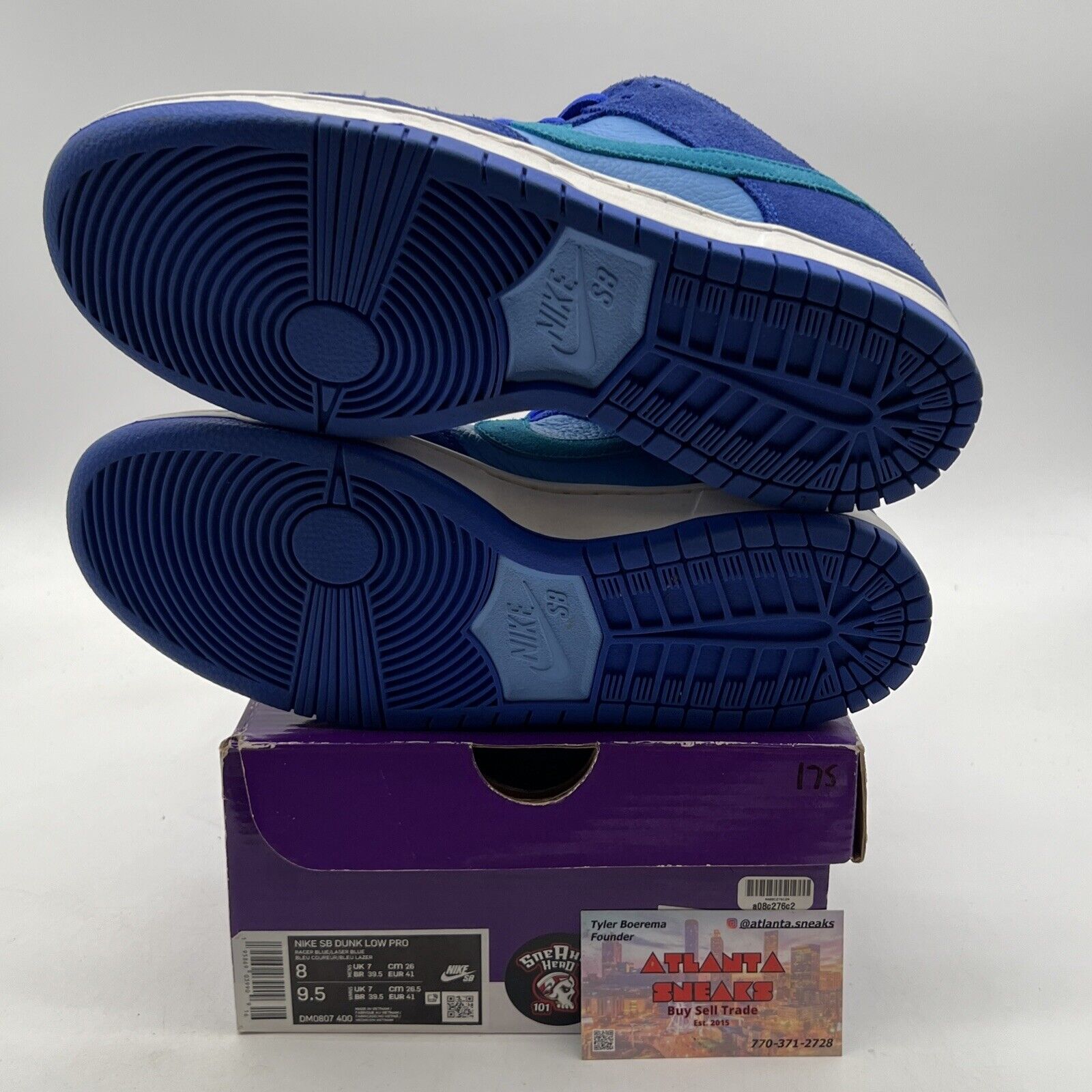 Size 8 - Nike Dunk Low Pro SB Fruity Pack - Blue Raspberry (DM0807-400)