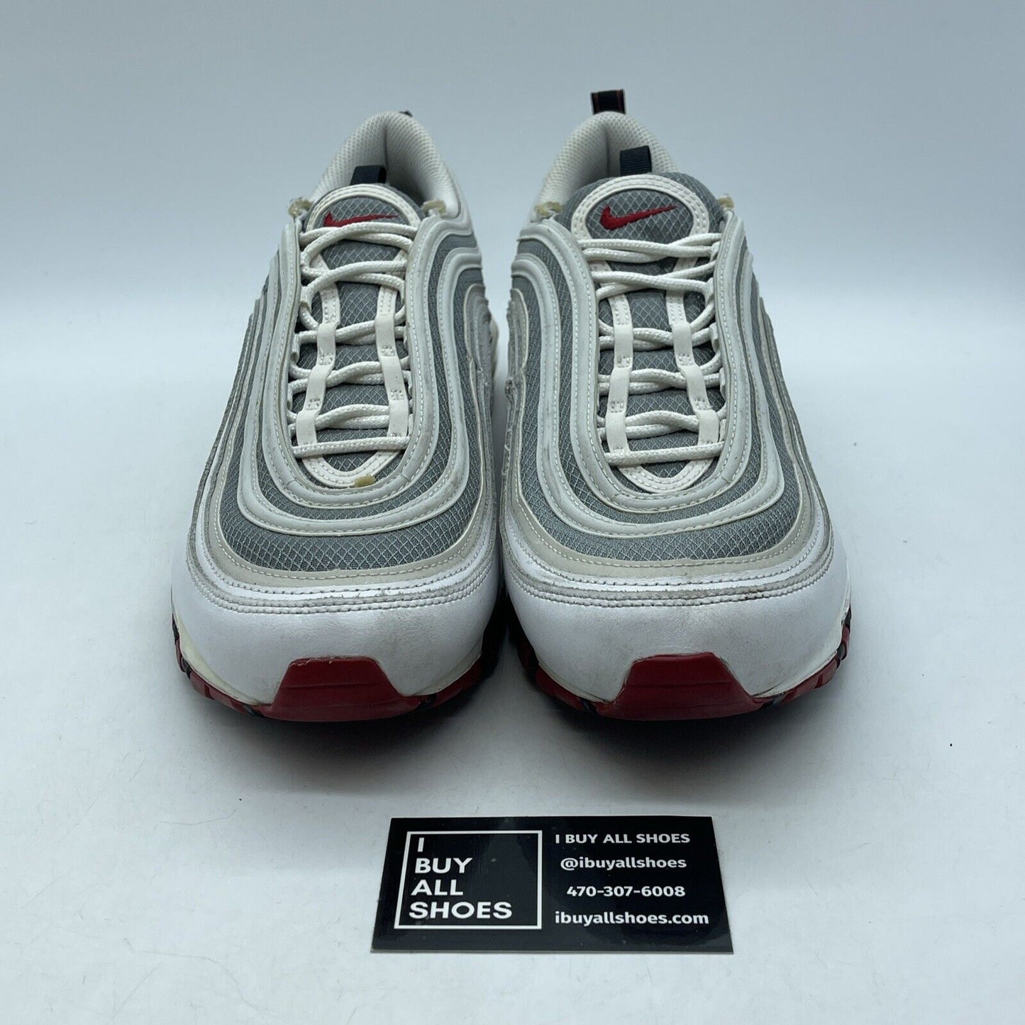 Size 12 - Nike Air Max 97 White Bullet Grey Ref Suede Leather (DM0027-100)
