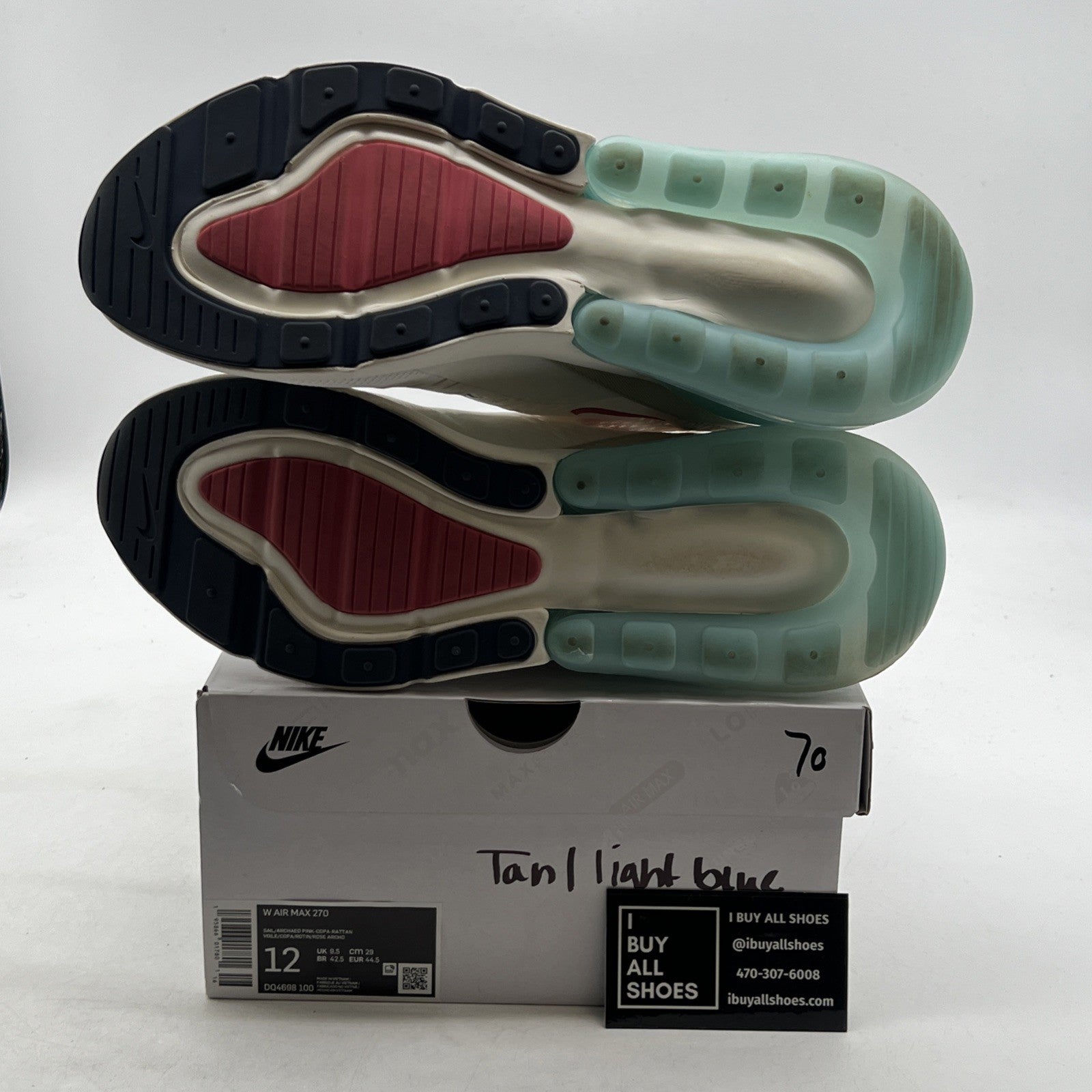 Size 12 - Nike Air Max 270 Sail Copa W (DQ4698-100)