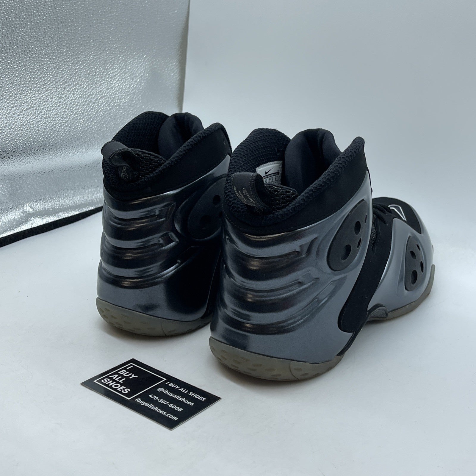 Size 13 - Nike Zoom Rookie Black Anthracite Suede Leather (472688-010)
