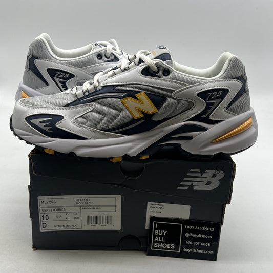Size 10 - New Balance 725 Low Silver/Gray/White (ML725A)