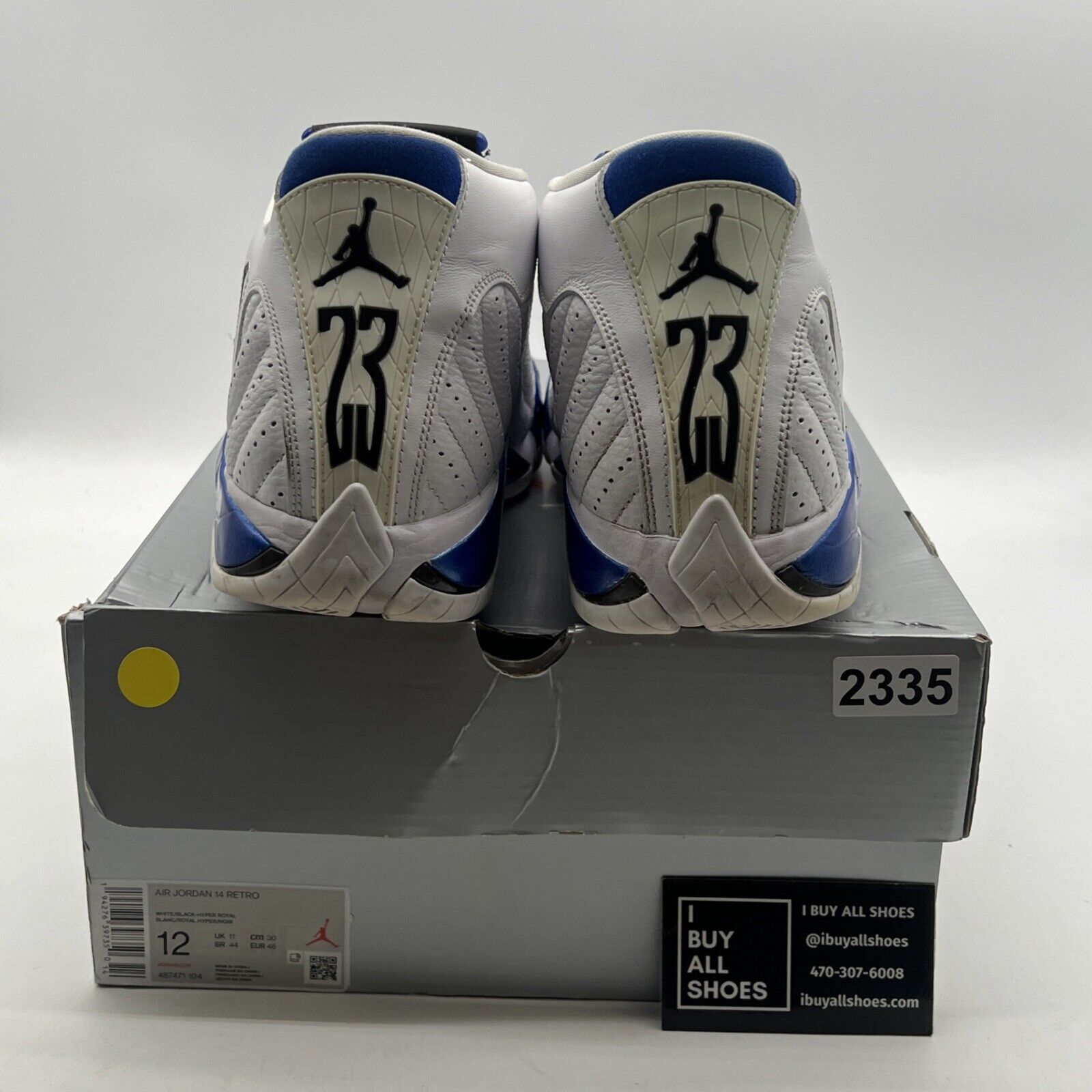 Size 12 - Air Jordan 14 Retro Hyper Royal (487471-104)