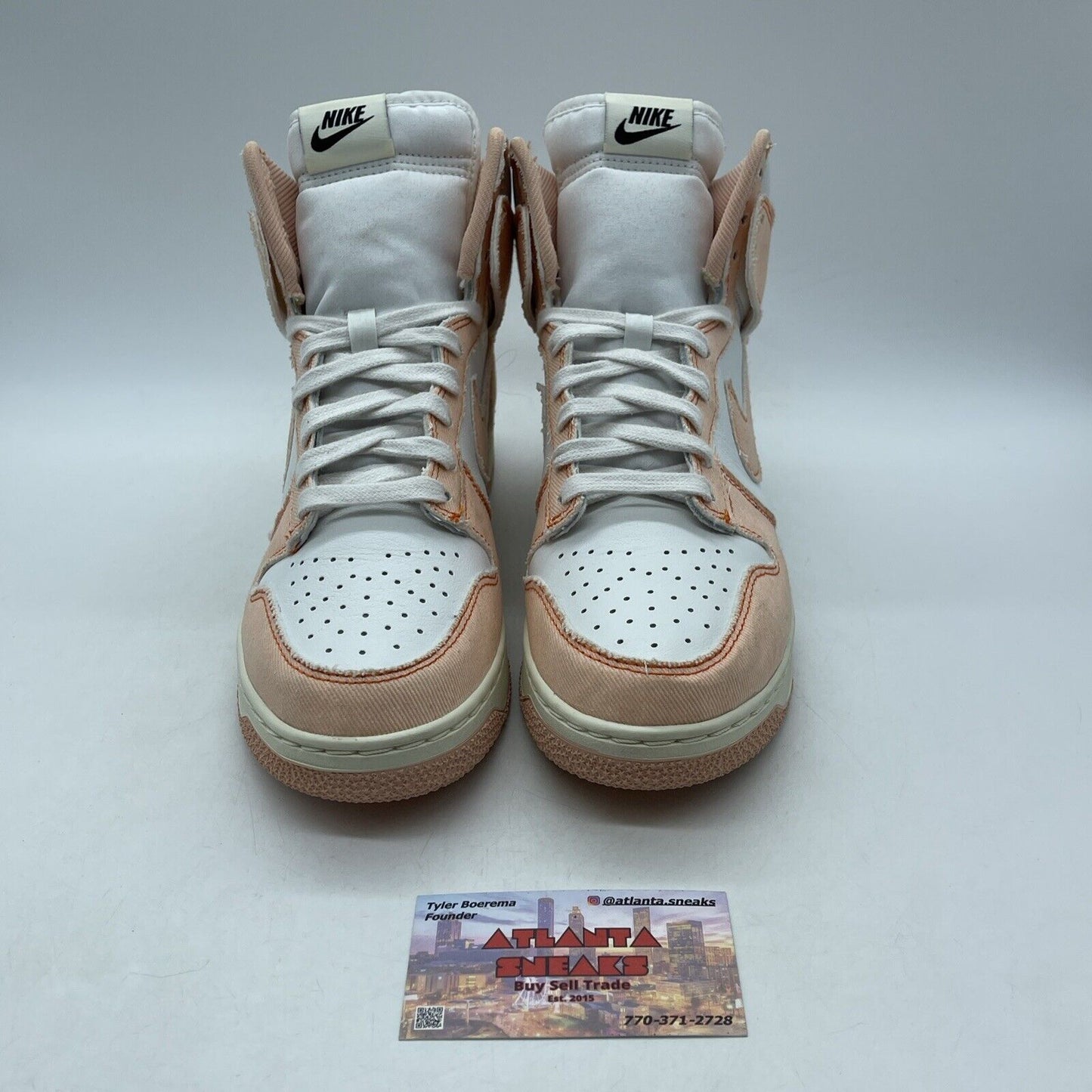 Size 10W - Nike Dunk 1985 High Arctic Orange Pink Suede White (DV1143-800)
