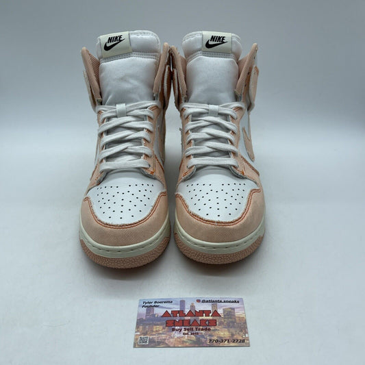 Size 10W - Nike Dunk 1985 High Arctic Orange Pink Suede White (DV1143-800)