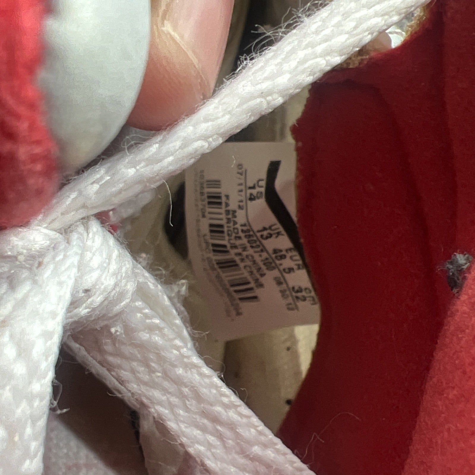 Size 14 - Air Jordan 5 Retro 2013 White Fire Red (136027-100)