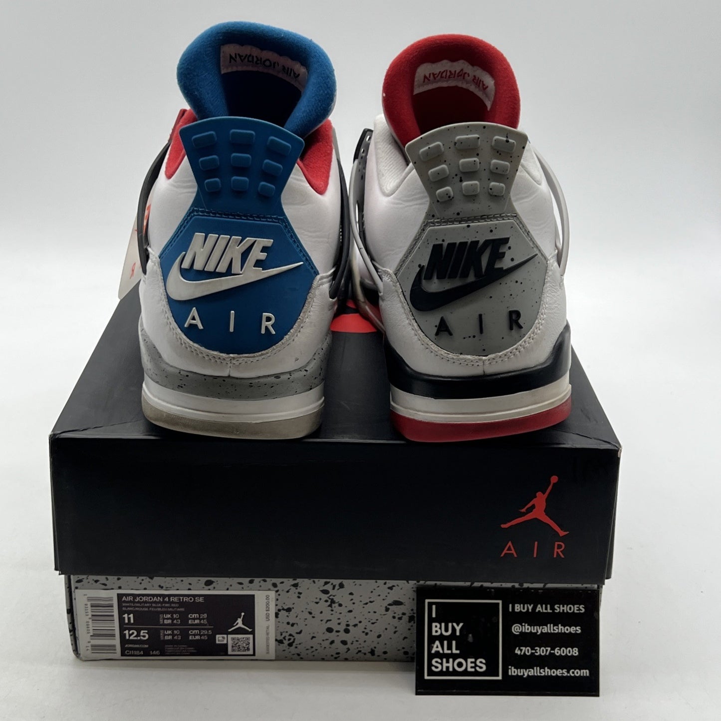 Size 12 - Air Jordan 4 Retro SE Mid What The 4 (CL1184-146)