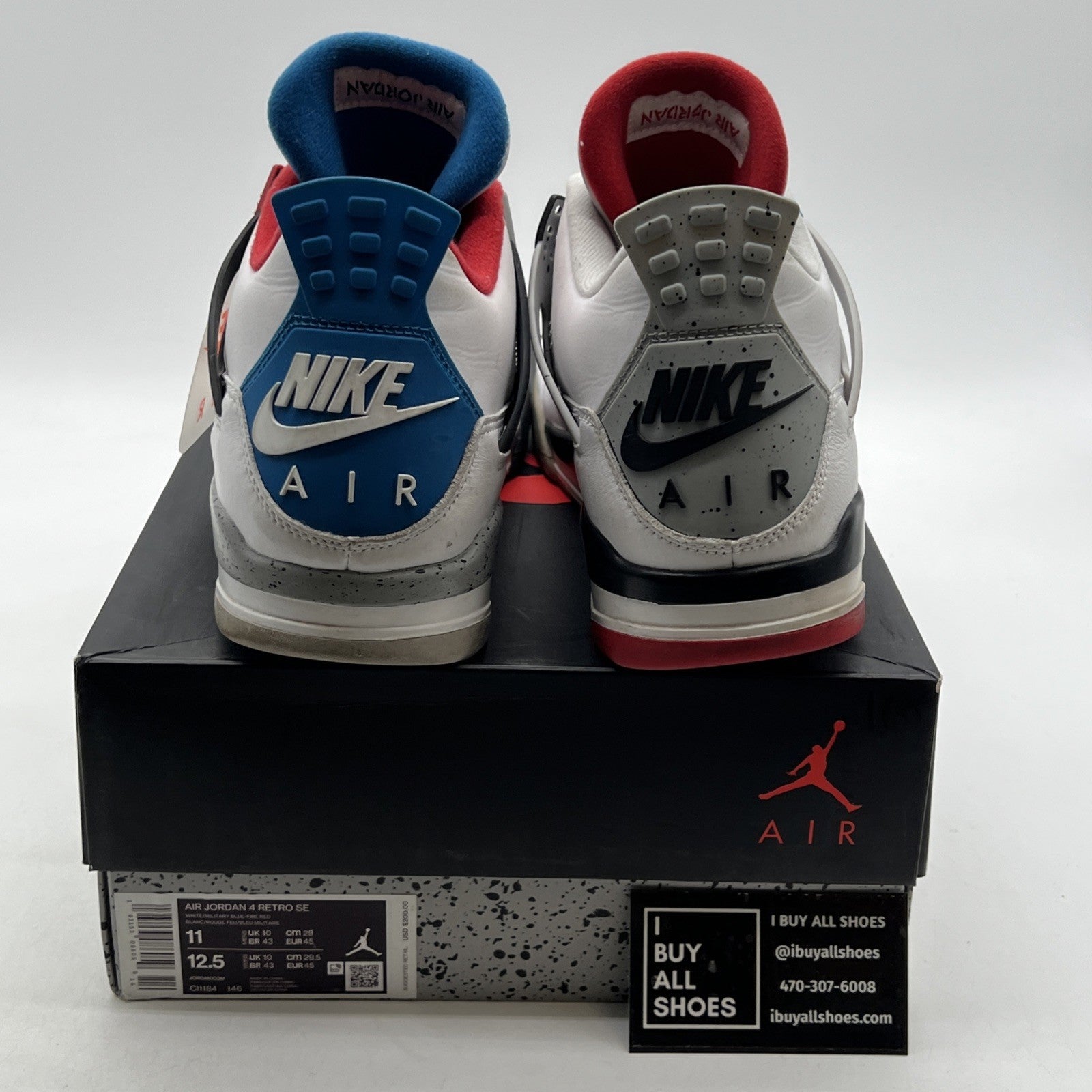 Size 12 - Air Jordan 4 Retro SE Mid What The 4 (CL1184-146)