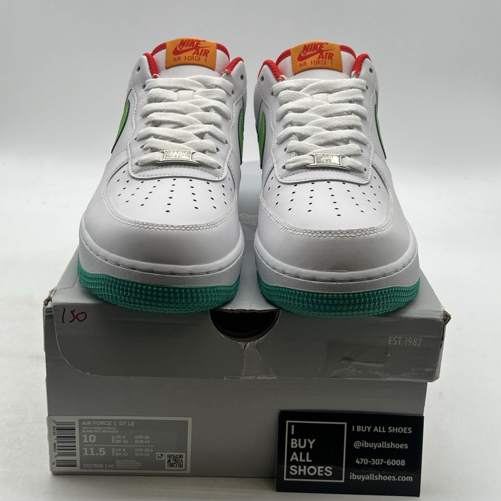 Size 10 - Nike Air Force 1 Low Shibuya - White (CQ7506-146)