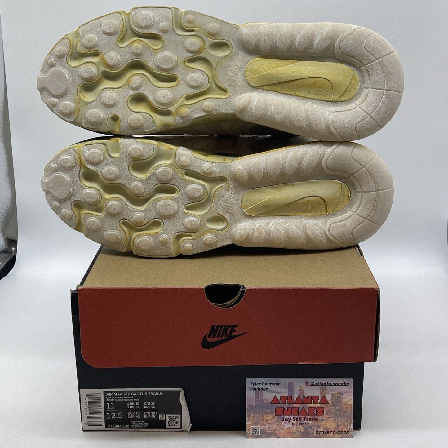 Size 11 - Nike Travis Scott x Air Max 270 React ENG Cactus Trails (CT2864-200)