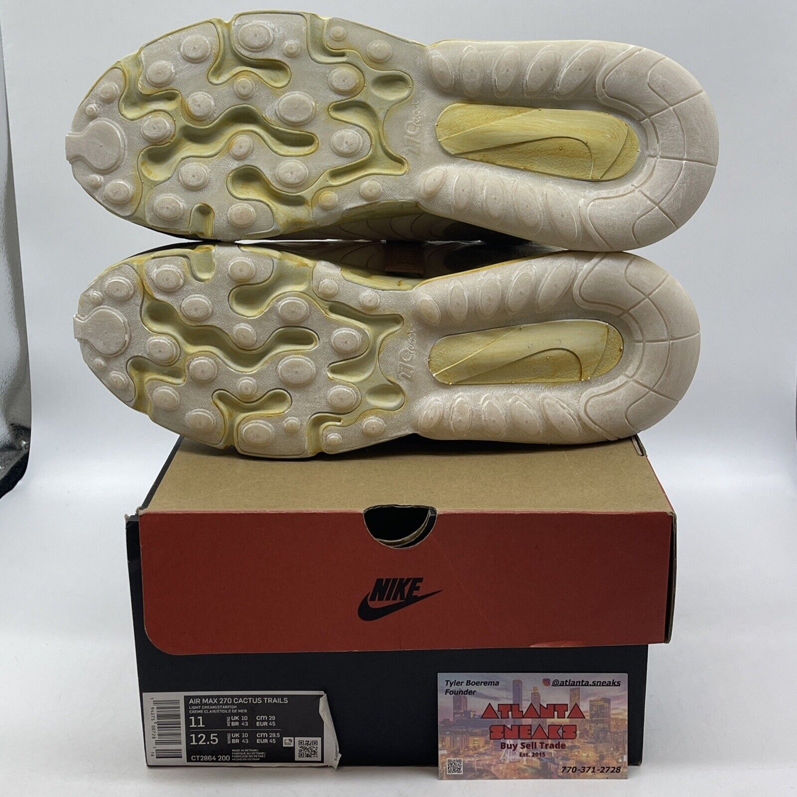Size 11 - Nike Travis Scott x Air Max 270 React ENG Cactus Trails (CT2864-200)