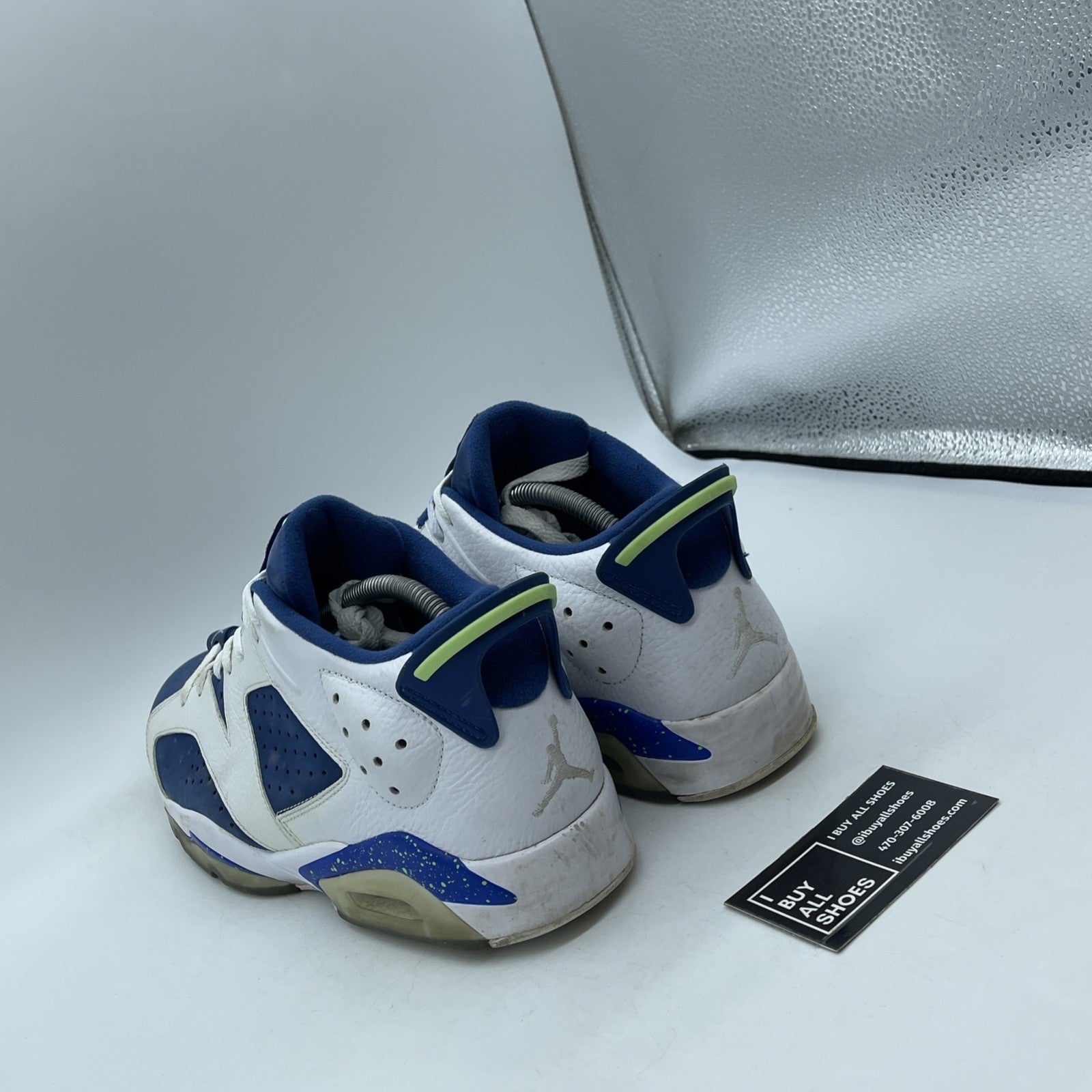 Size 10 - Air Jordan 6 Low Ghost Green (304401-106)